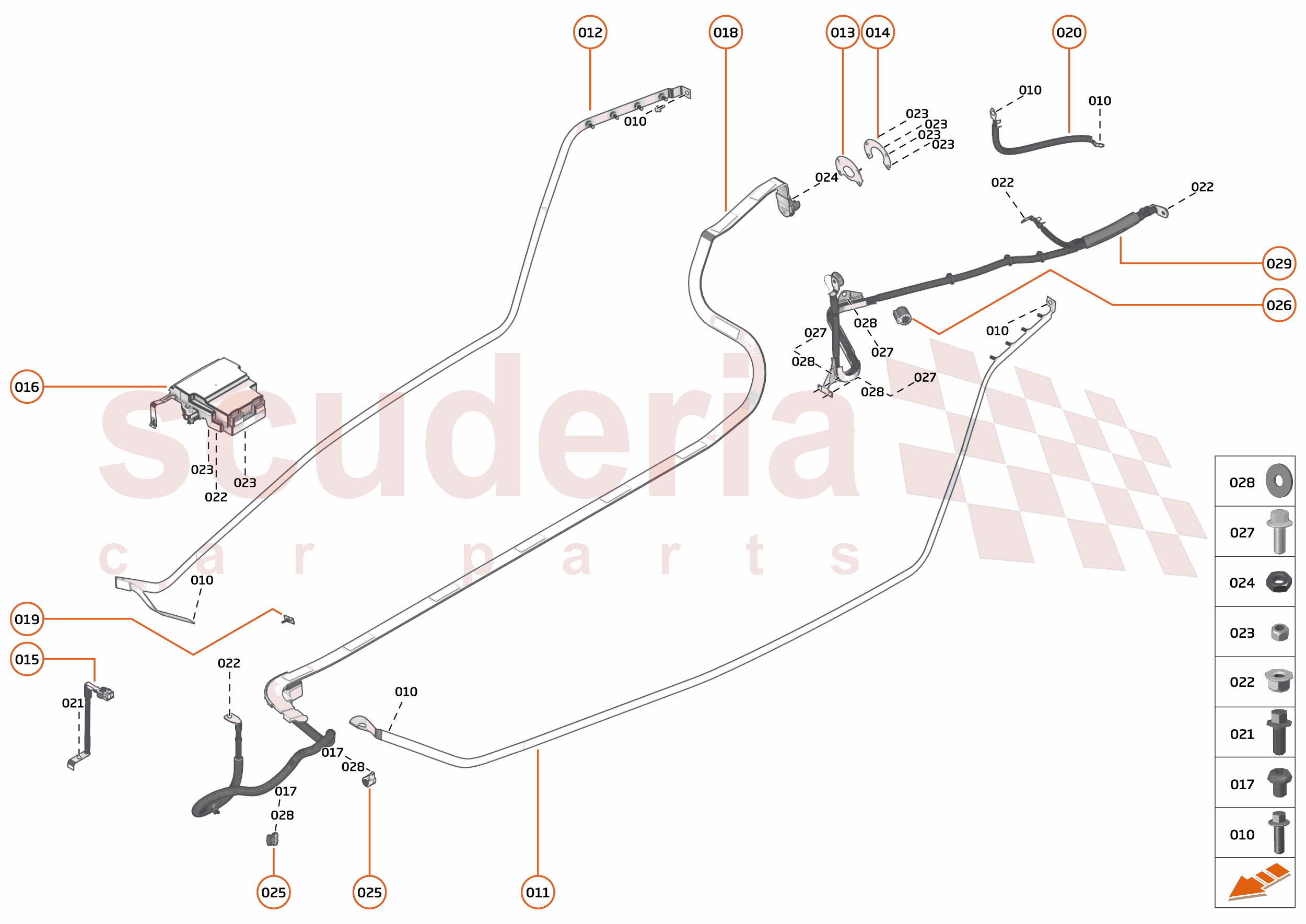 43 - WIRING HARNESS - 43.1 - POWER AND GROUND DISTRIBUTION of McLaren McLaren McLaren 765LT