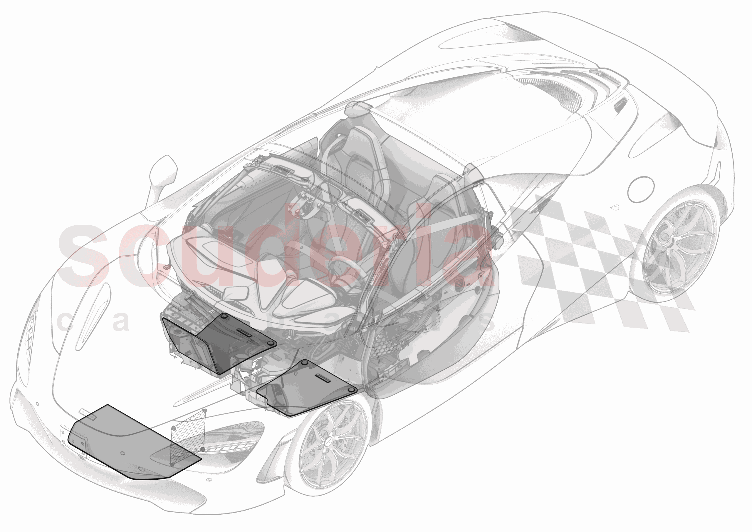 49 - INTERIOR ACCESSORIES - 49.3 - INTERIOR ACCESSORIES of McLaren McLaren McLaren 720S Spider