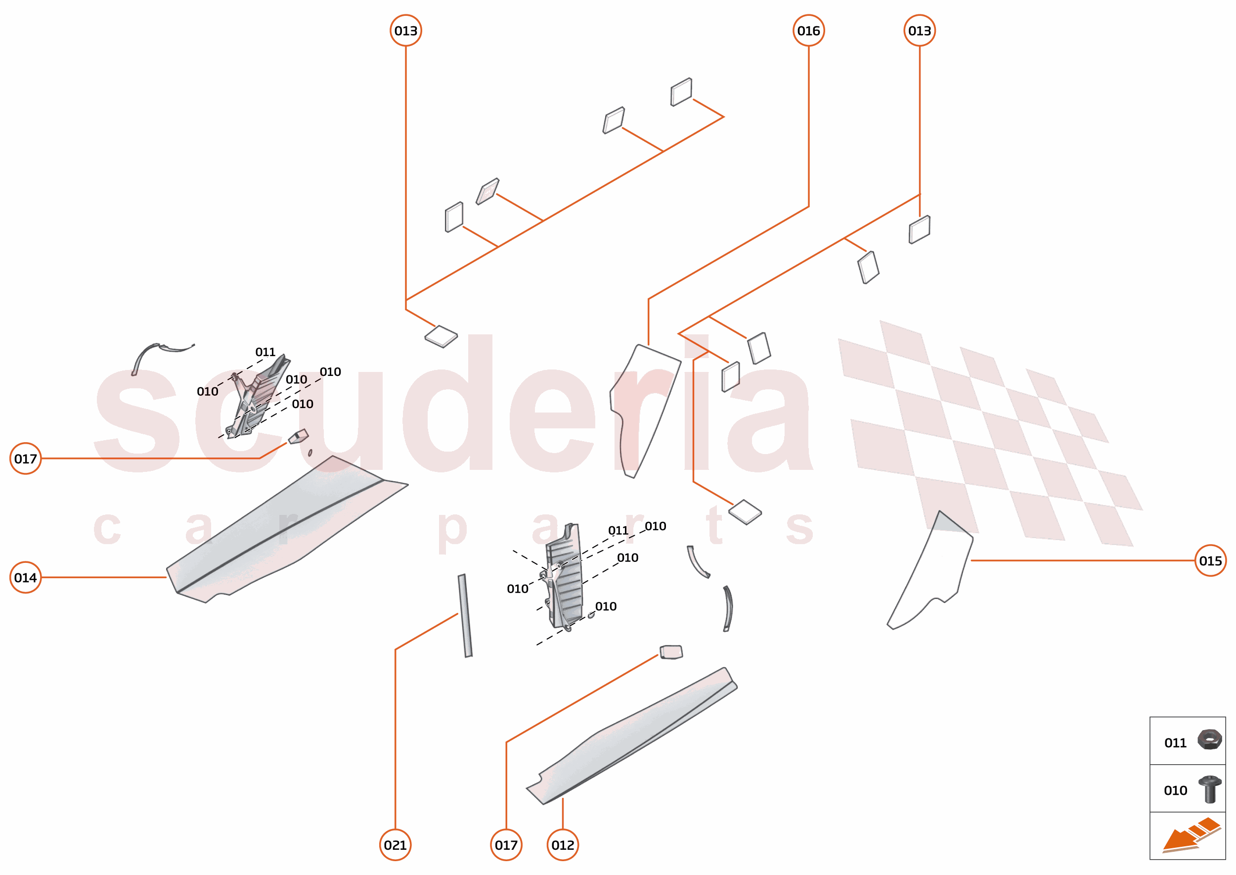 7 - CLOSURES - 7.7 - DOOR HARDWARE of McLaren McLaren McLaren 720S Spider