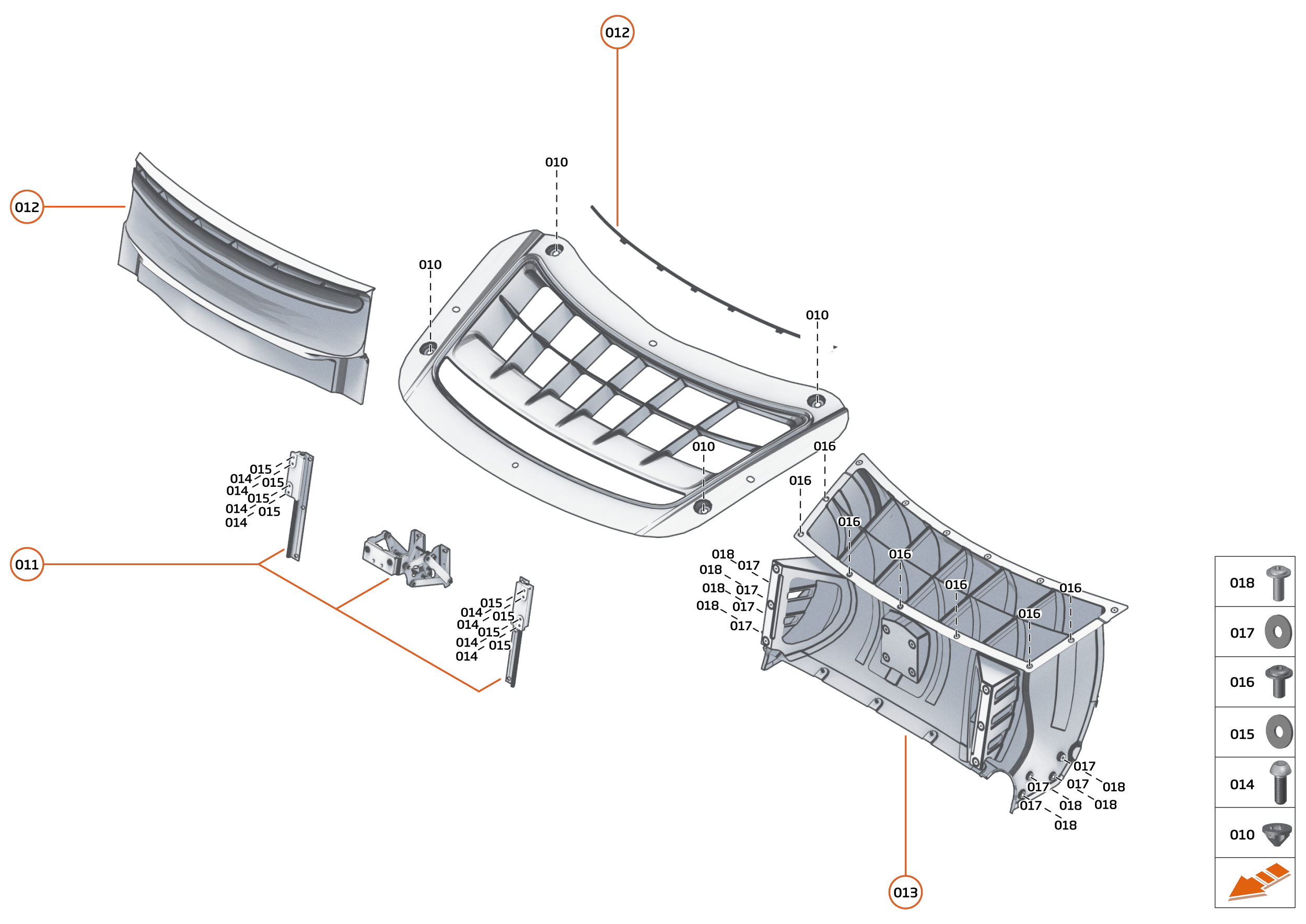 9 - GLAZING CLOSURES - 9.1 - BULKHEAD GLAZING - DYNAMIC of McLaren McLaren Ultimate Series McLaren Elva