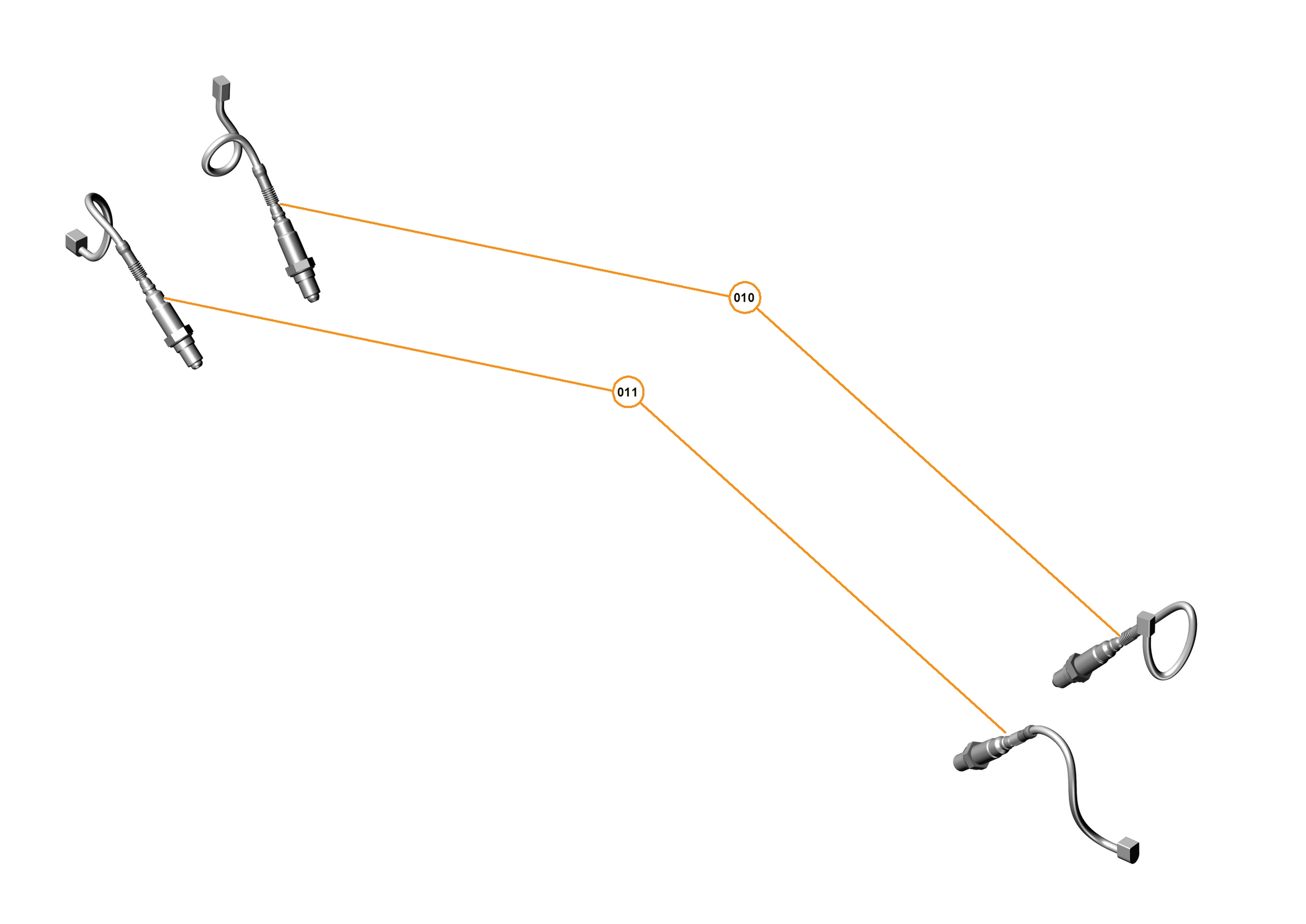 43 - EXHAUST - 43.3 - LAMBDA SENSORS of McLaren McLaren Ultimate Series McLaren P1 Coupe