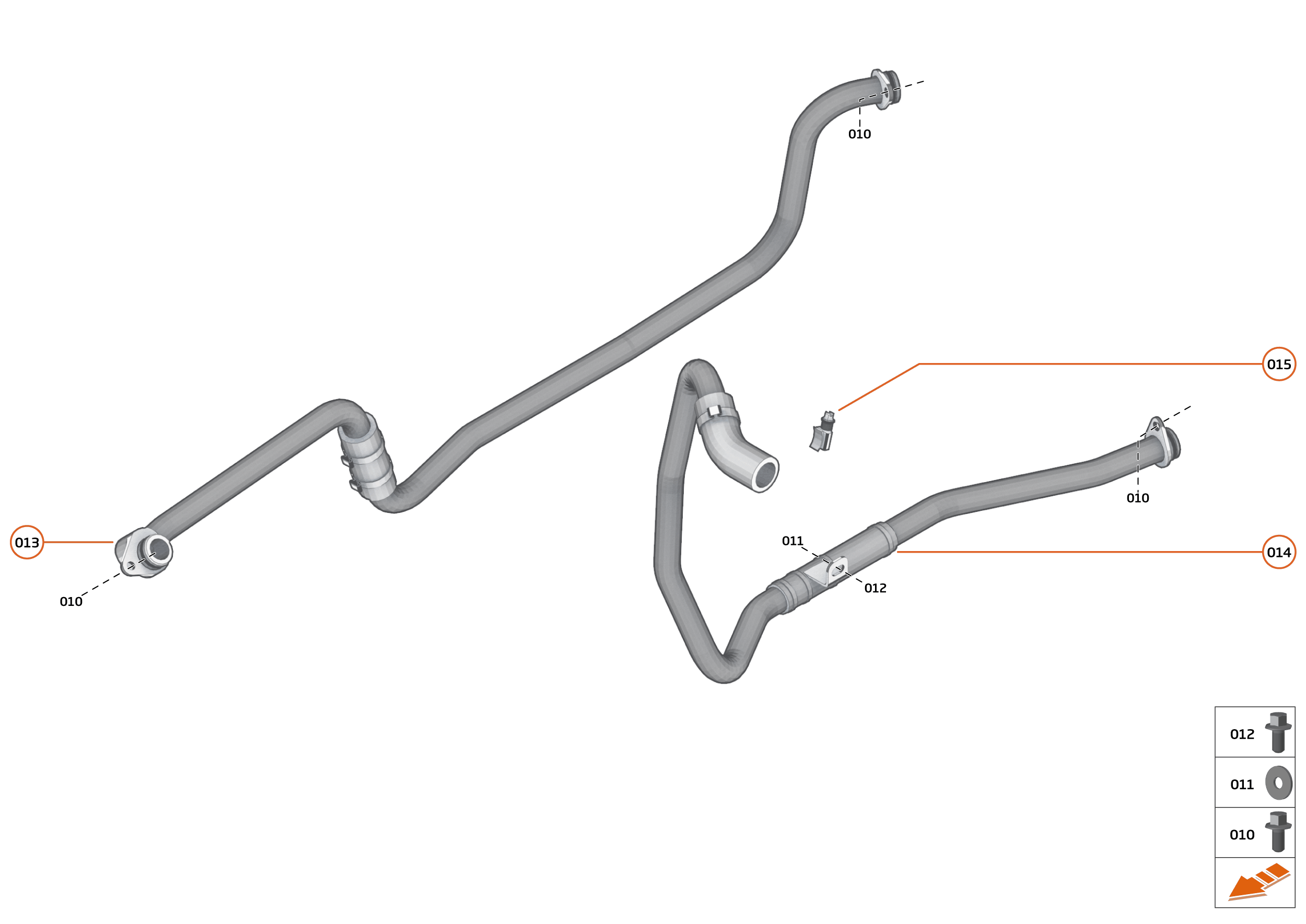 32 - TRANSMISSION COOLING SYSTEM - REAR - 32.1 - TRANS COOLER FEED + RETURN - REAR of McLaren McLaren Ultimate Series McLaren Speedtail
