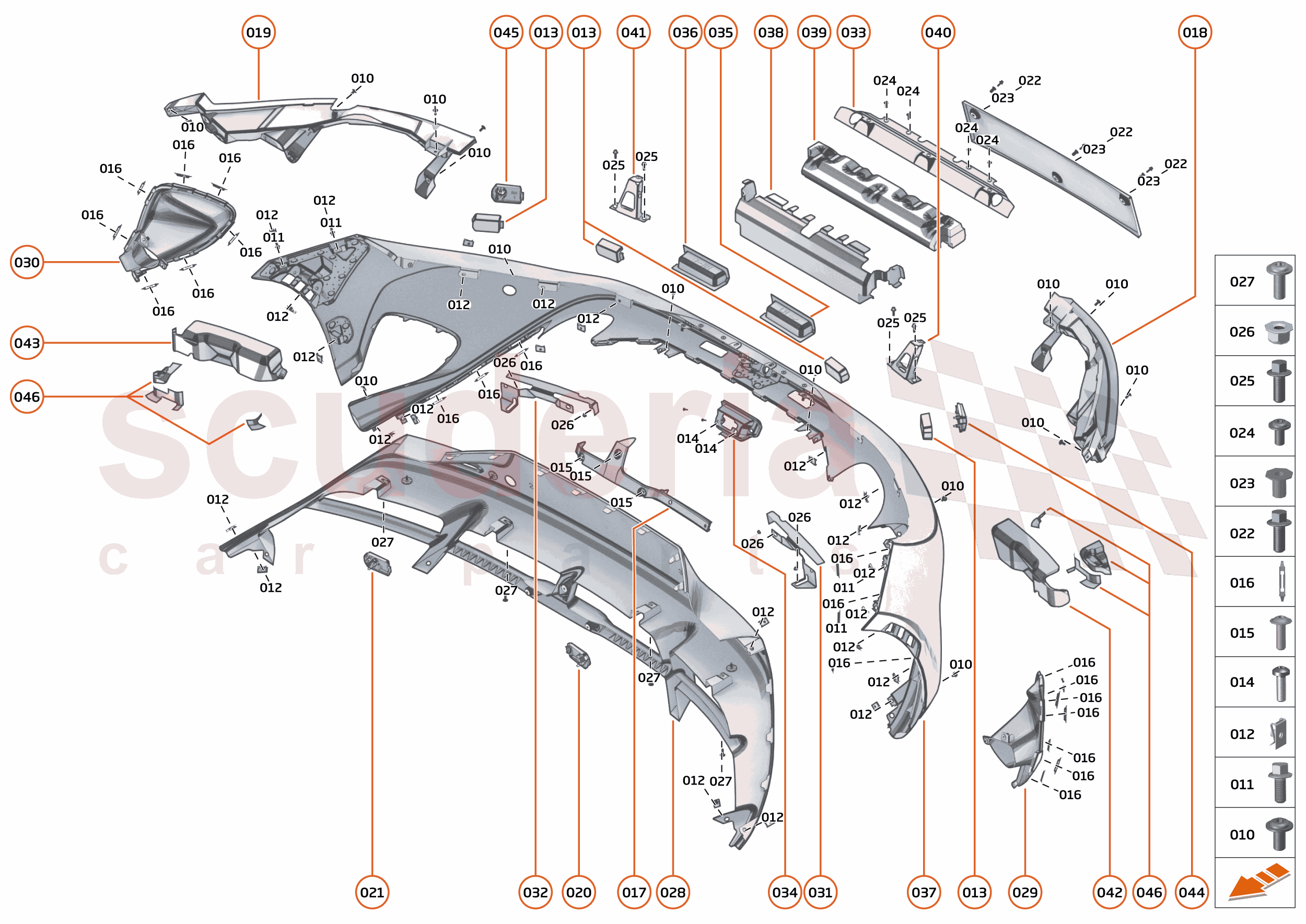 10 - EXTERIOR ORNAMENTATION - 10.8 - REAR BUMPER of McLaren McLaren McLaren 750S Coupe