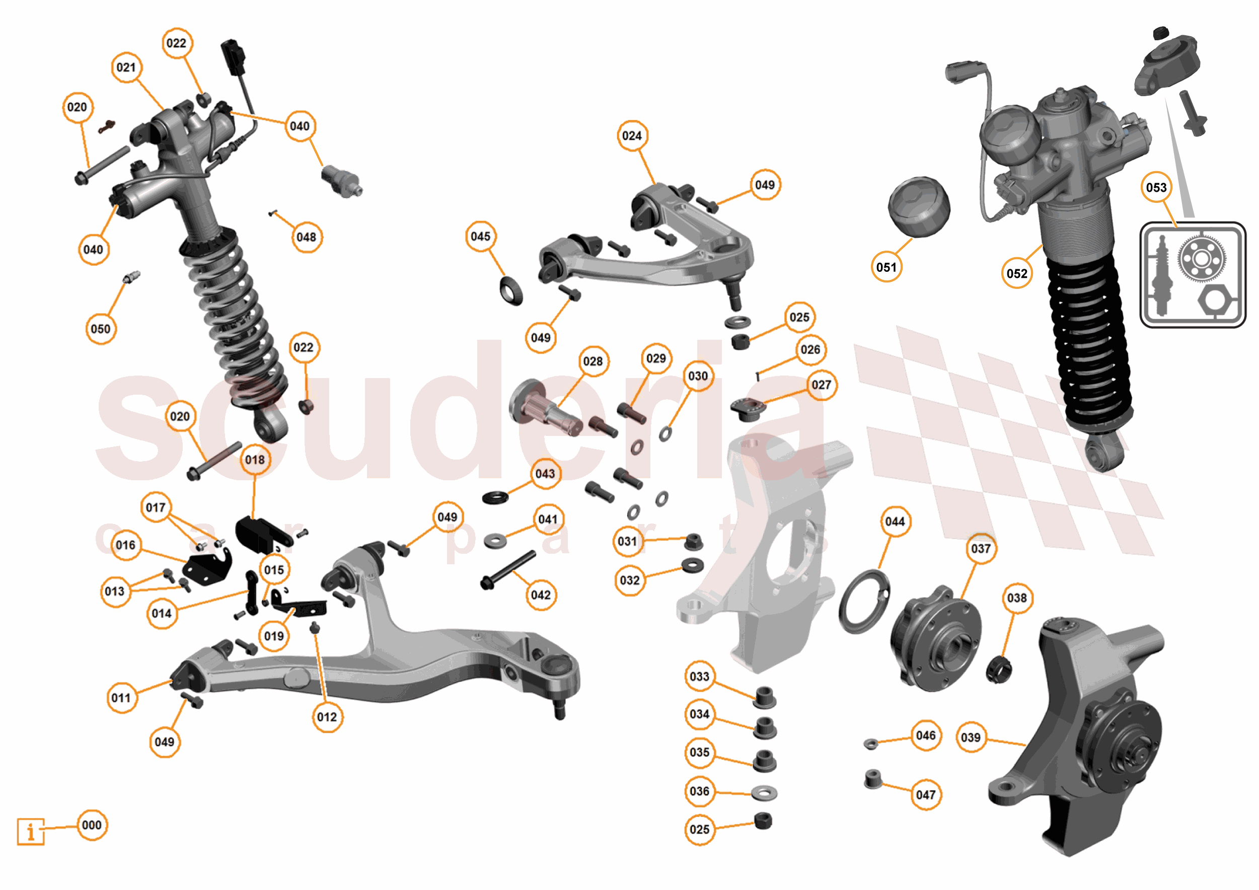 6 - B1 - FRONT SUSPENSION - 6.3 - 03 - FRONT SUSPENSION RH of McLaren McLaren McLaren 12C Coupe