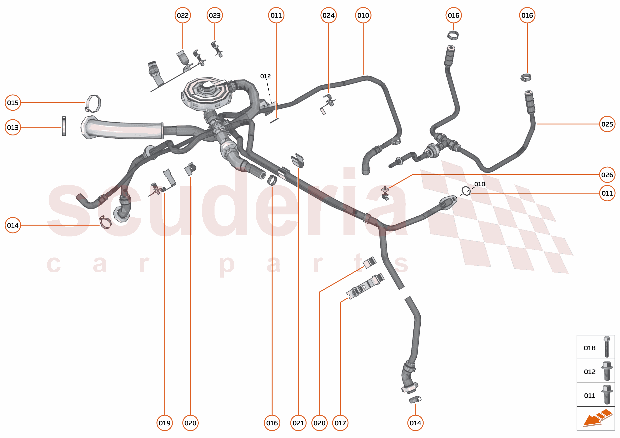 34 - ENGINE - 34.7 - BREATHER ASSEMBLY AND FUEL PURGE of McLaren McLaren McLaren 750S Coupe