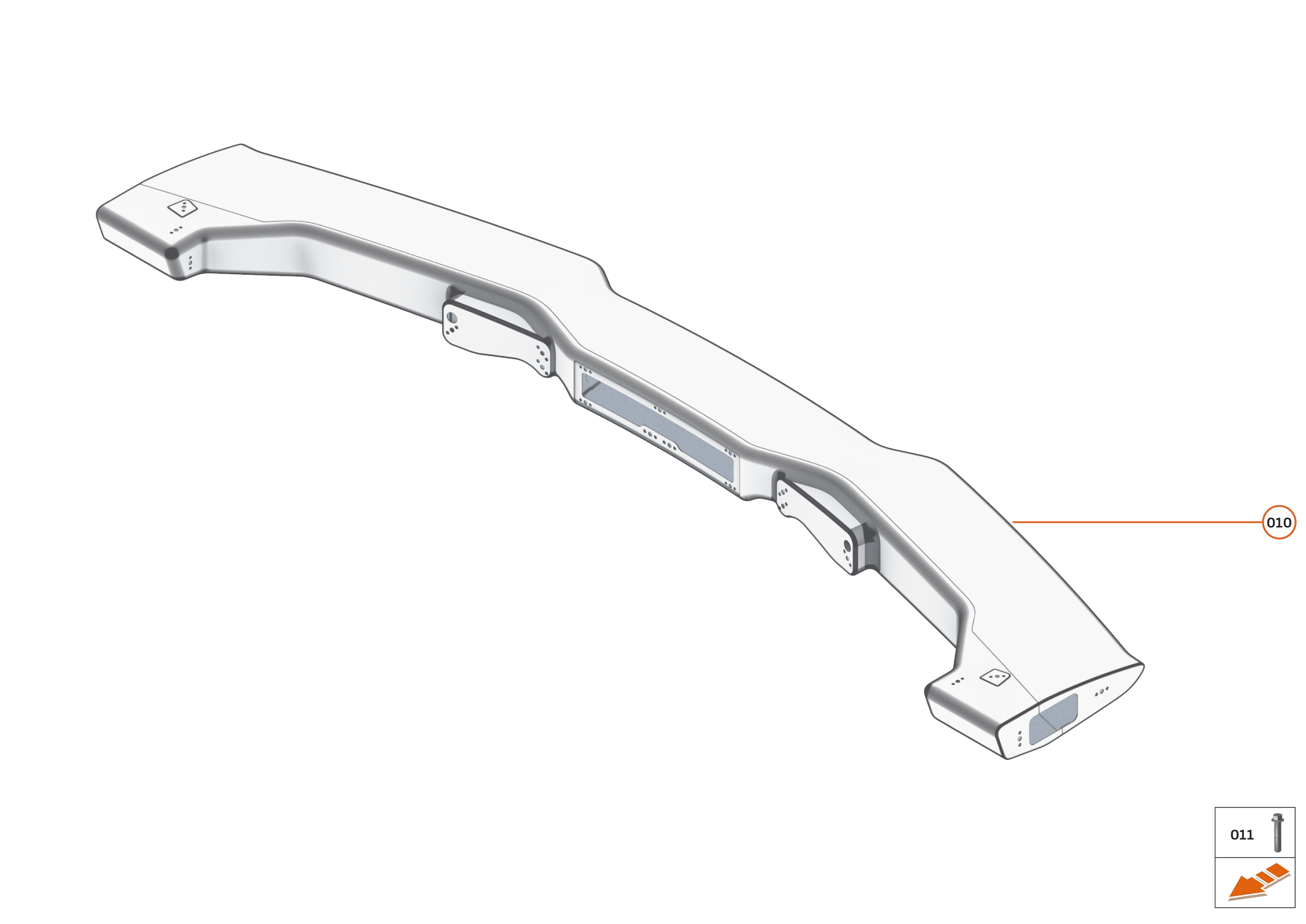3 - REAR STRUCTURES - 3.2 - REAR CRASH STRUCTURE of McLaren McLaren Ultimate Series McLaren Senna GTR