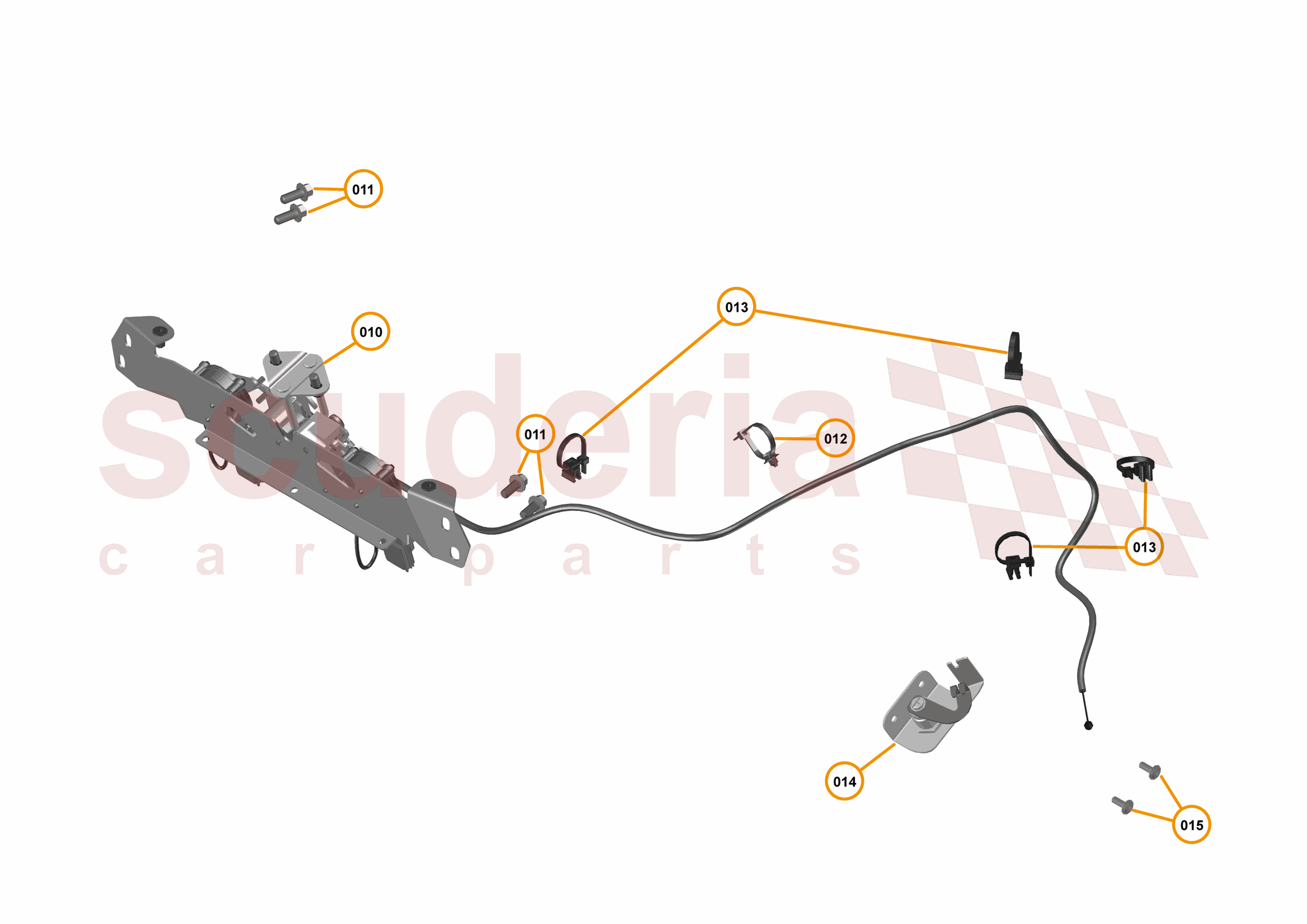 7 - CLOSURES - 7.3 - BONNET LATCH of McLaren McLaren McLaren 720S Coupe