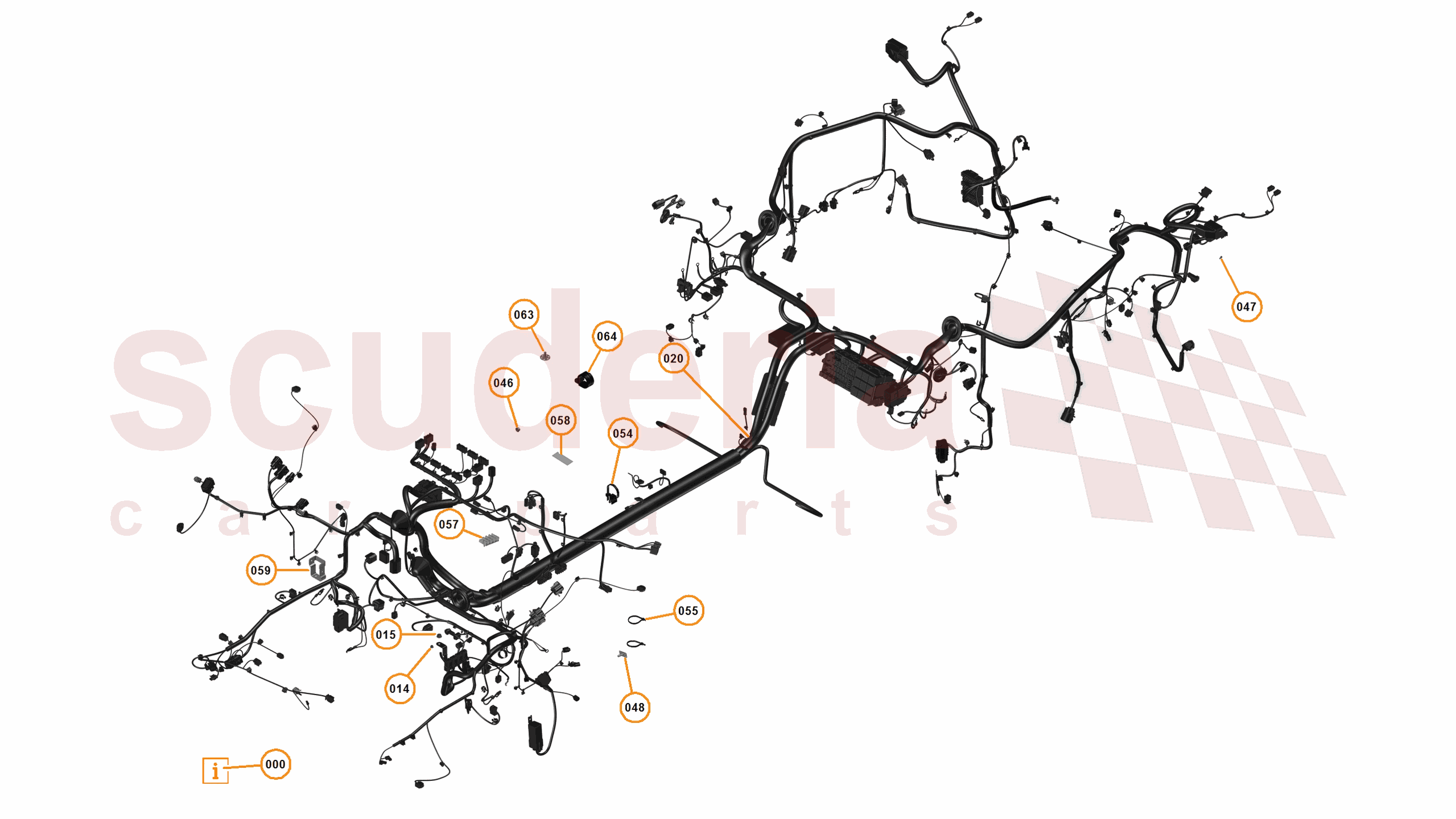 23 - M1 - ELECTRICAL DISTRIBUTION - 23.2 - 01 - ELECTRICAL DISTRIBUTION - MAIN HARNESS of McLaren McLaren McLaren 650S Spider
