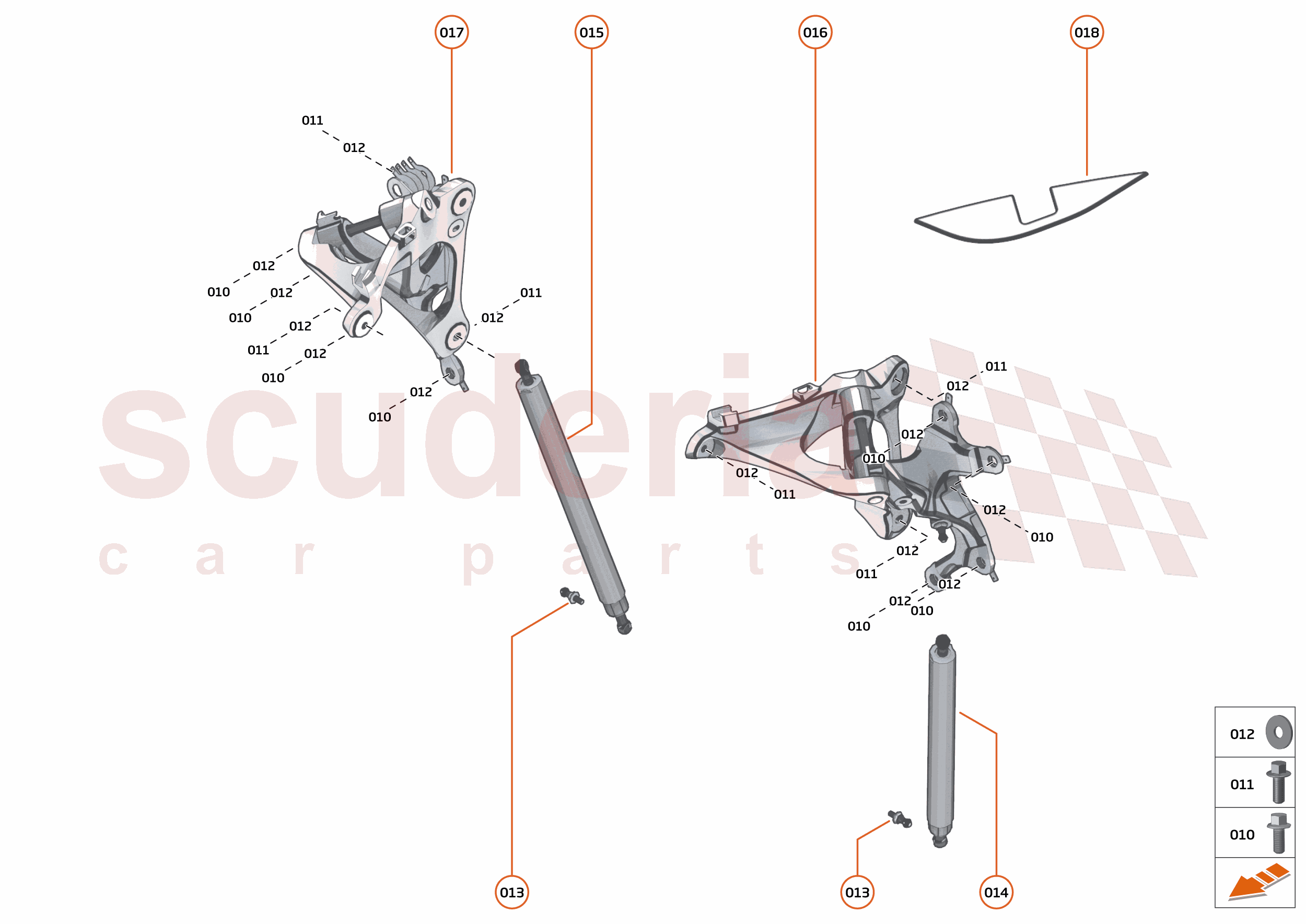 7 - CLOSURES - 7.5 - DOOR HINGE of McLaren McLaren McLaren 720S Spider
