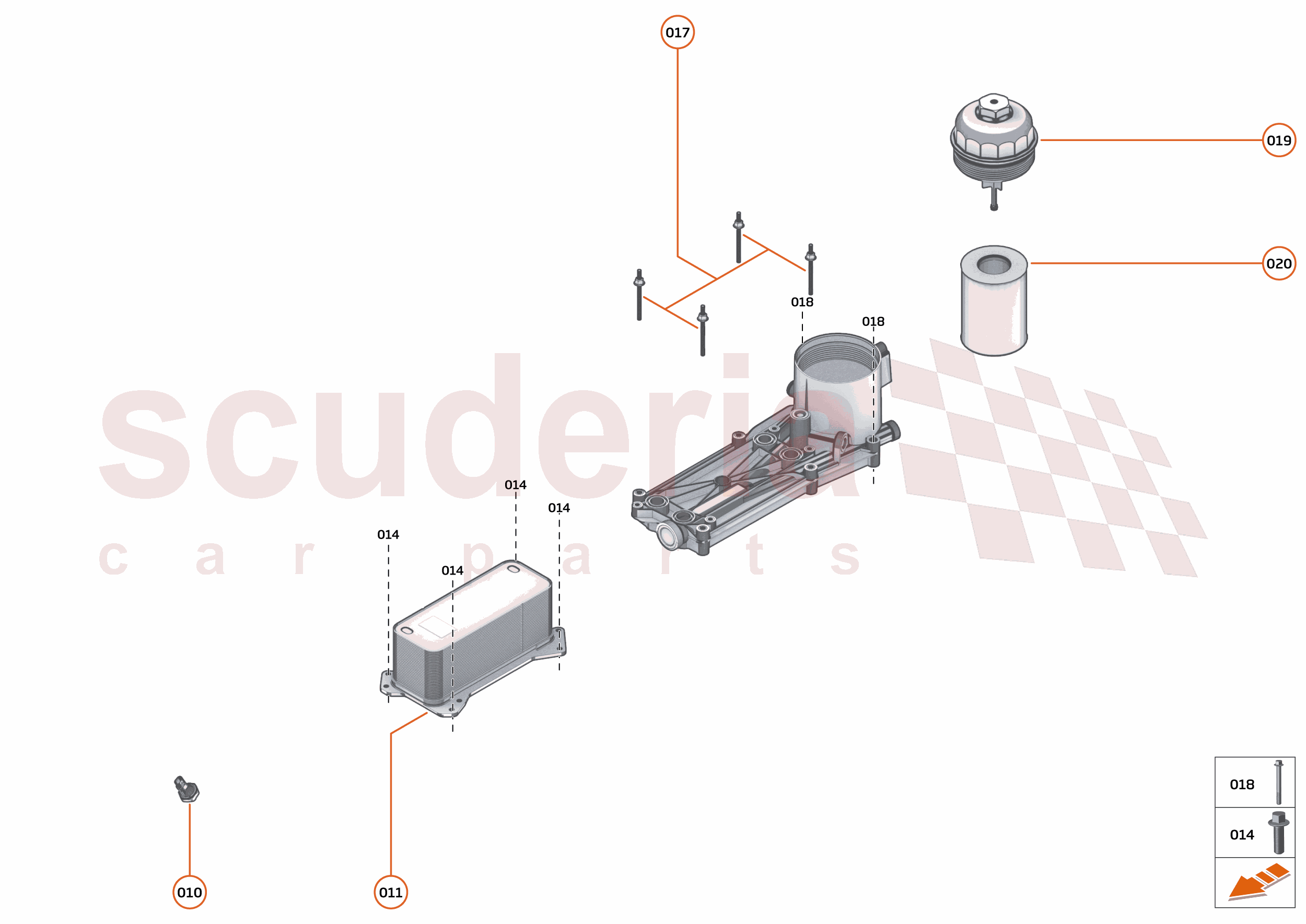 35 - ENGINE - 35.2 - OIL FILTER ASSEMBLY & COOLER of McLaren McLaren McLaren 765LT Spider