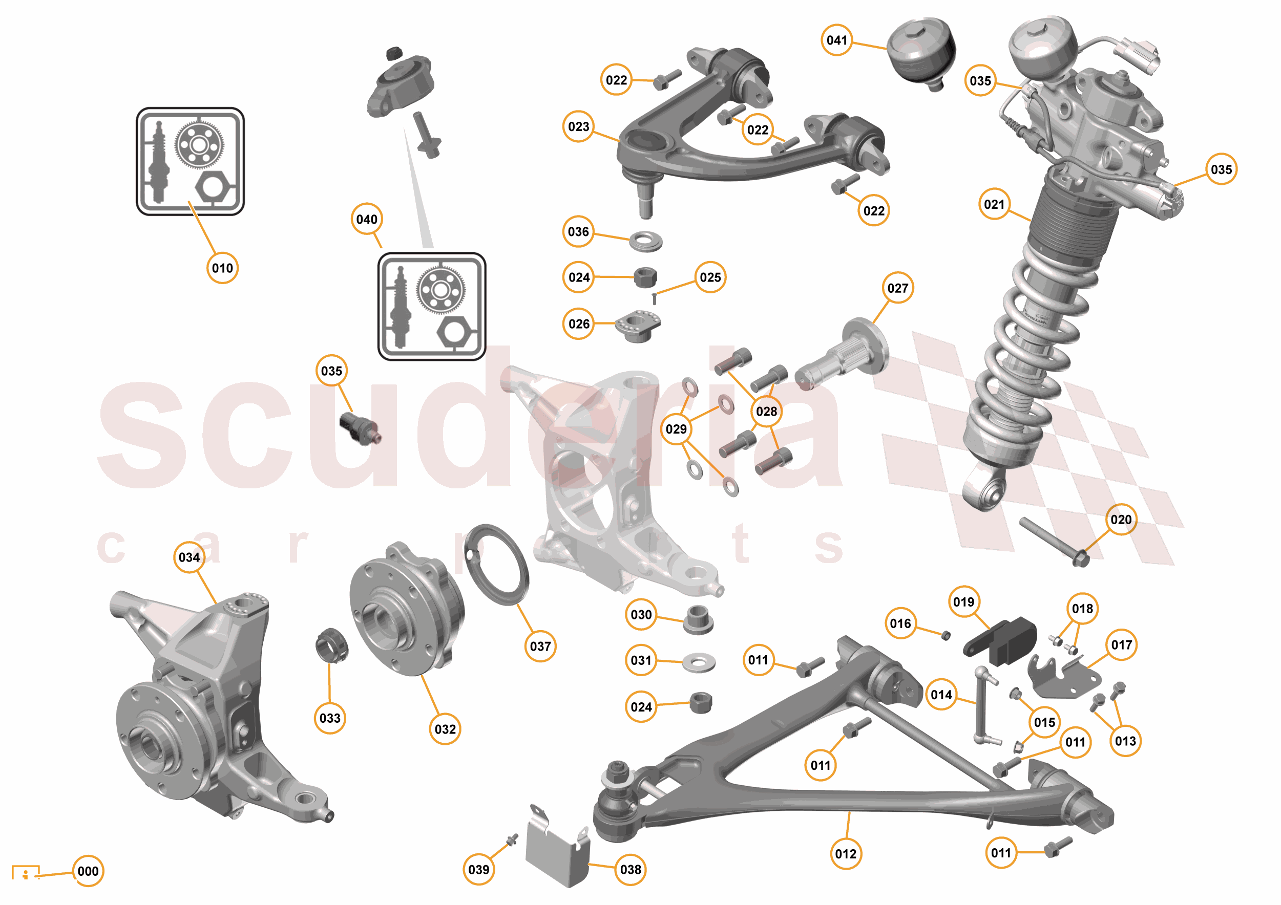 6 - B1 - FRONT SUSPENSION - 6.3 - 03 - FRONT SUSPENSION RH of McLaren McLaren McLaren 675LT Coupe