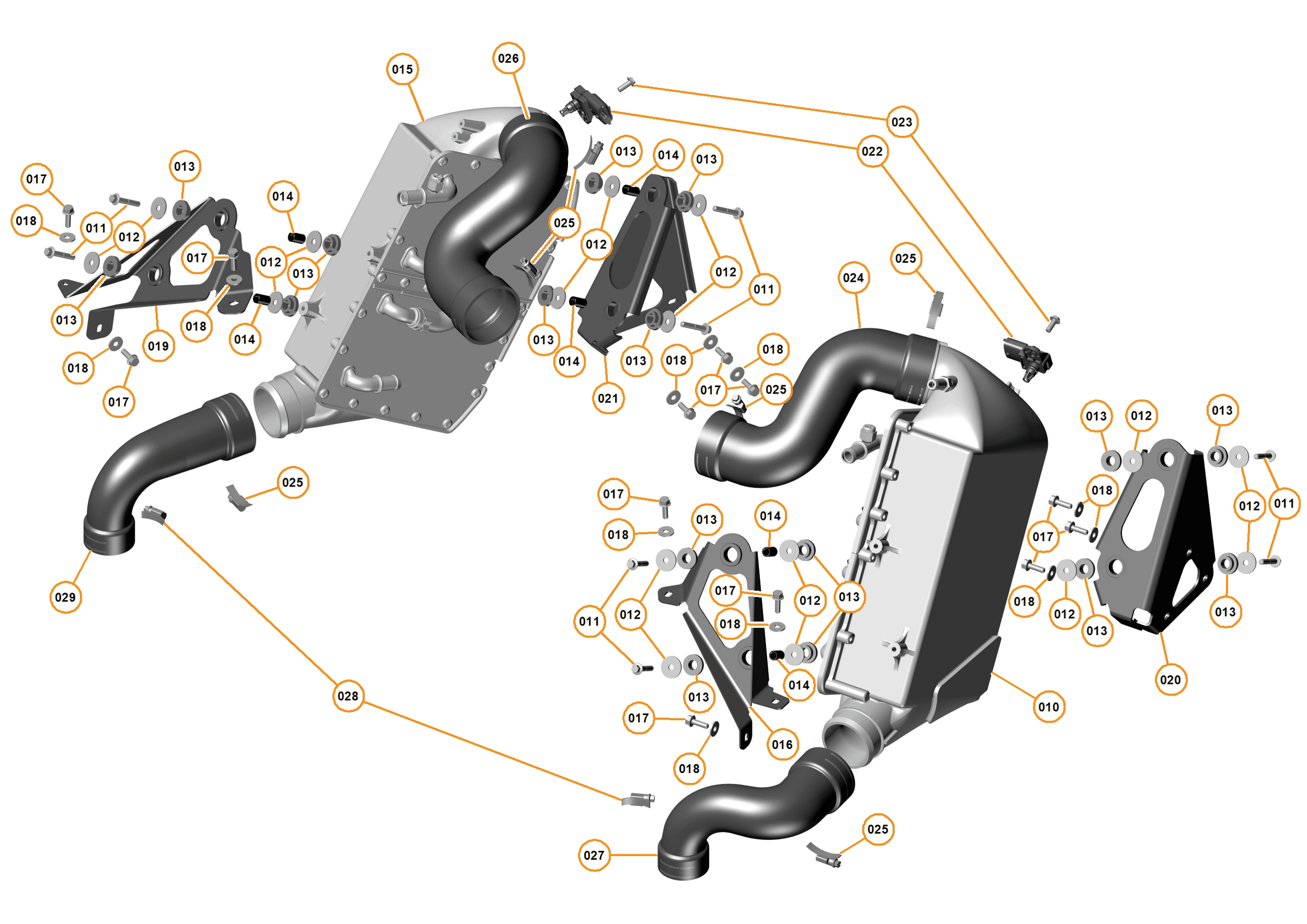 33 - ENGINE AIR SYSTEMS - 33.2 - CHARGE AIR COOLING SYSTEM of McLaren McLaren Ultimate Series McLaren P1 Coupe