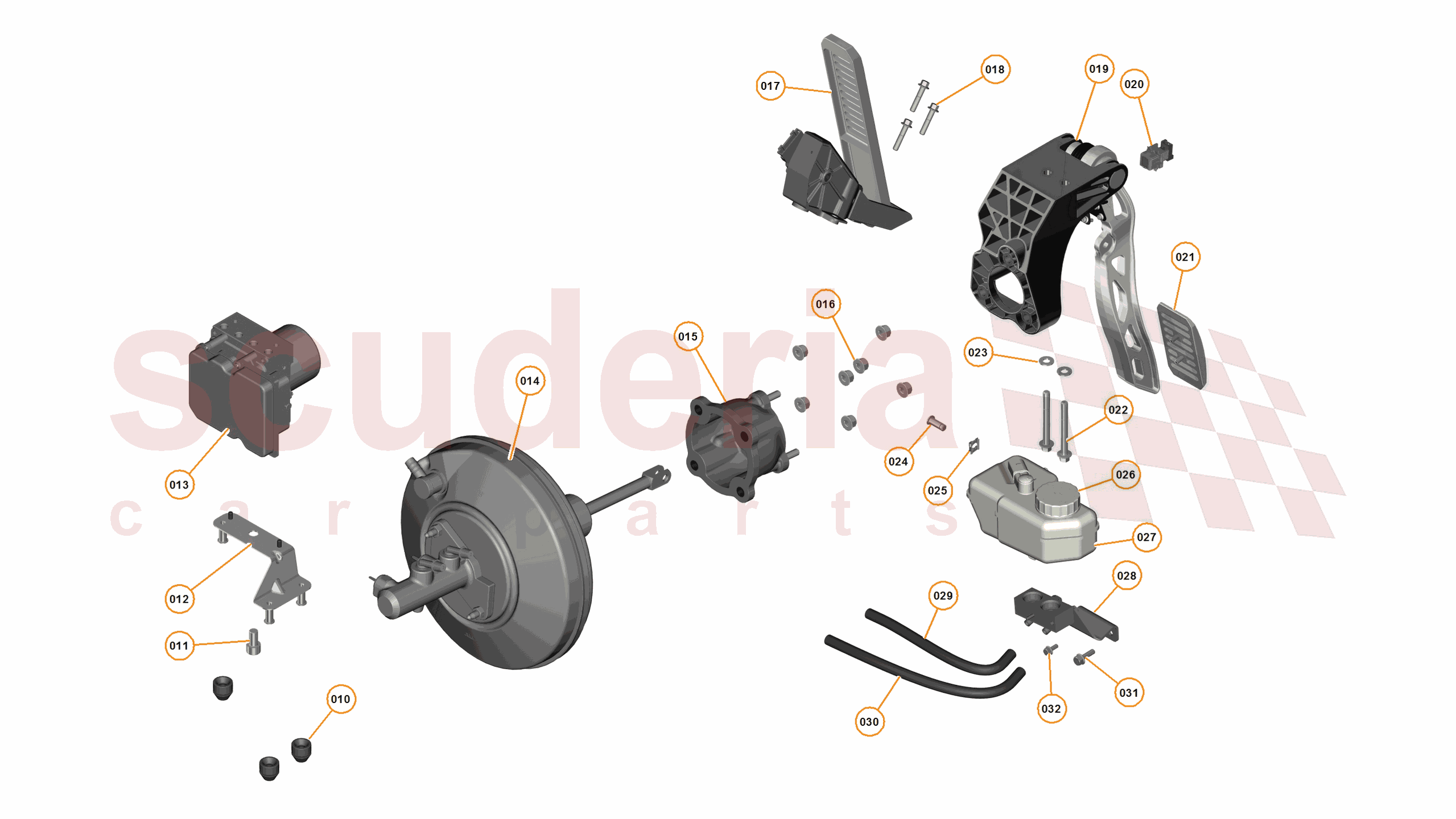 11 - C3 - PEDAL ASSEMBLY - 11.1 - 01 - PEDAL ASSEMBLY of McLaren McLaren McLaren 12C Spider