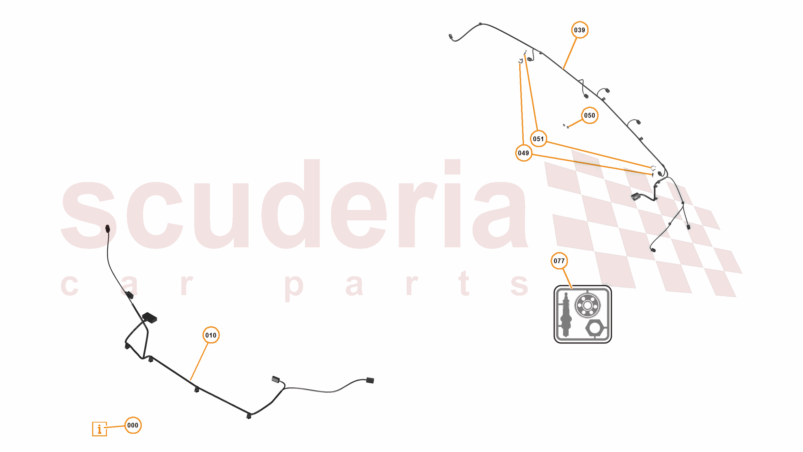 23 - M1 - ELECTRICAL DISTRIBUTION - 23.4 - 01 - ELECTRICAL DISTRIBUTION - BUMPERS of McLaren McLaren McLaren 12C Spider