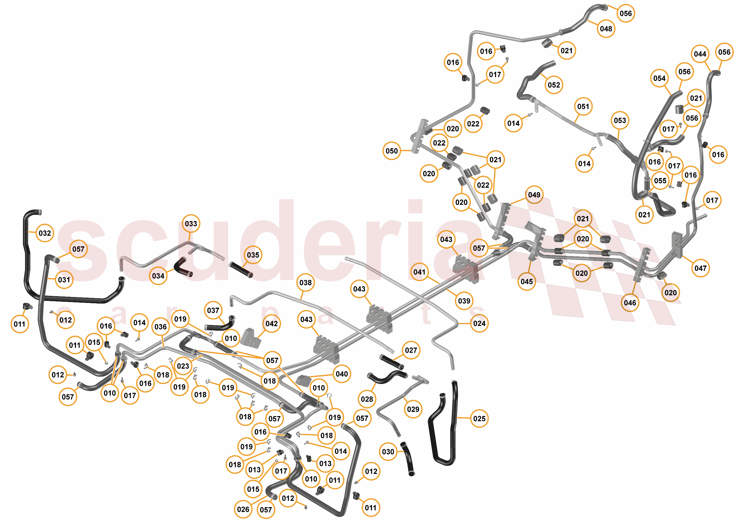 14 - L1 - COOLING SYSTEM - 14.1 - 01 - LOW TEMPERATURE CIRCUIT & PIPES of McLaren McLaren McLaren 675LT Coupe