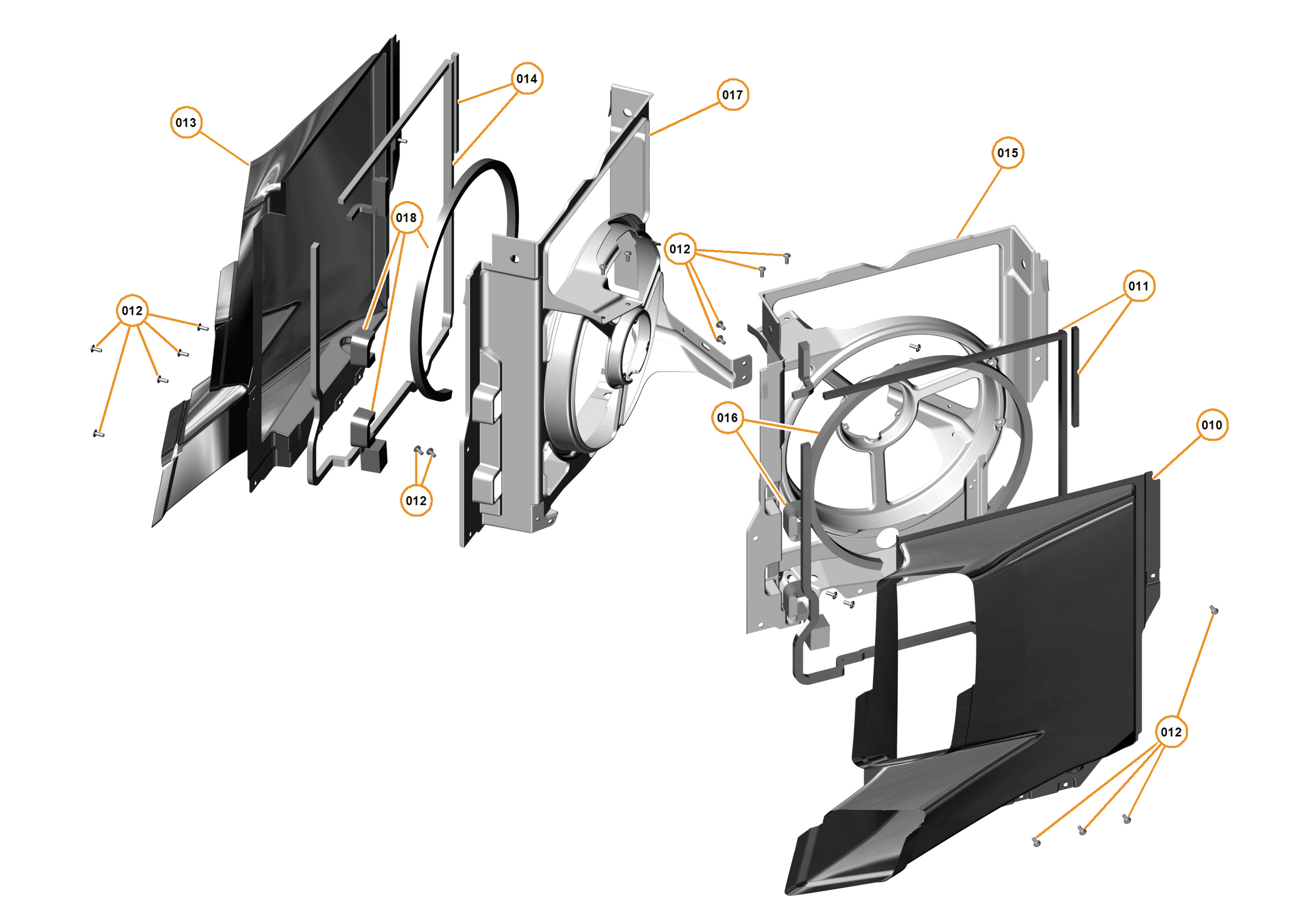 12 - DUCTS, VENTS AND FLOORS - 12.2 - SIDE DUCTS AND VENTS of McLaren McLaren Ultimate Series McLaren P1 Coupe