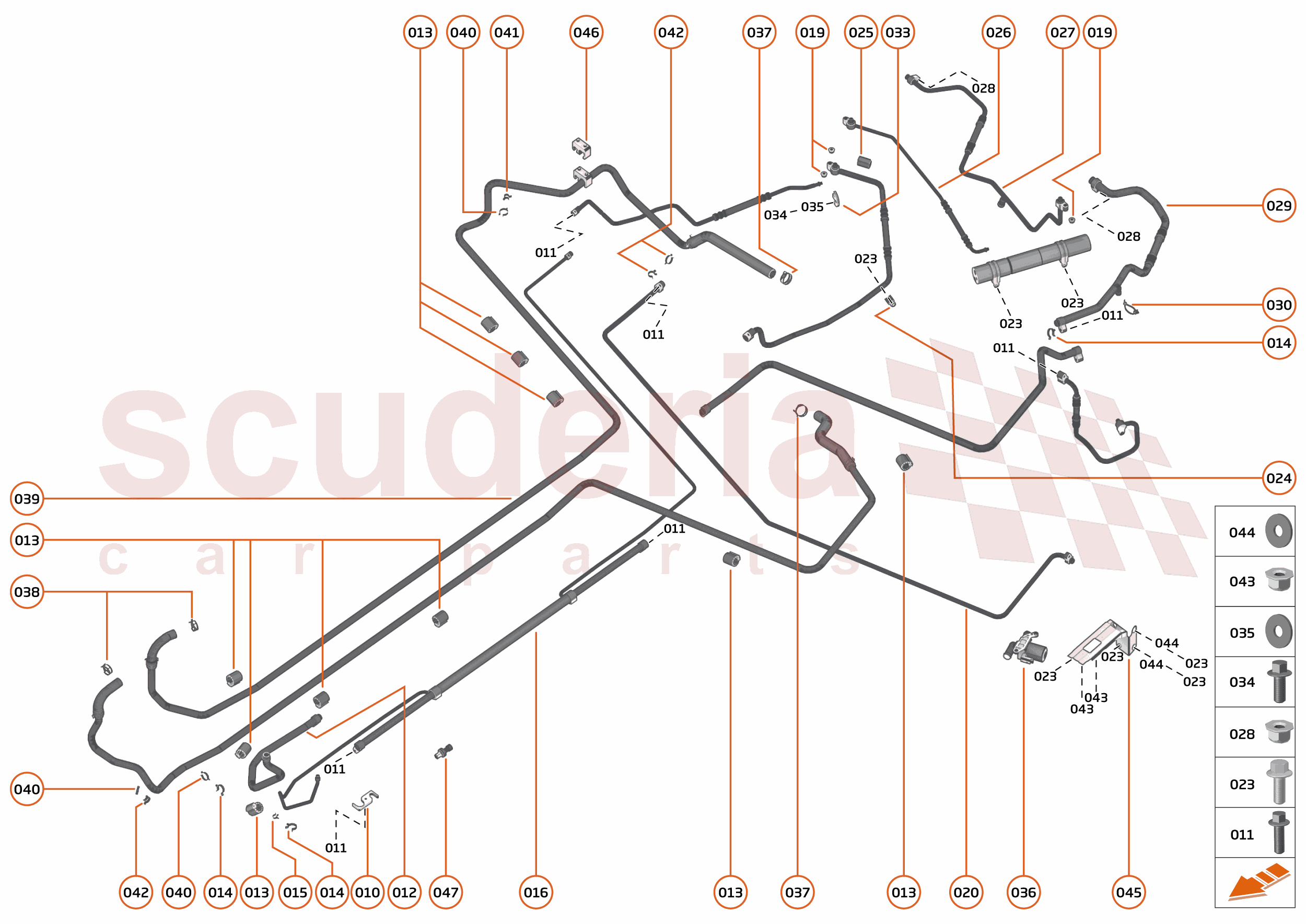 33 - FLUIDS - HVAC - 33.1 - HVAC FLUIDS CIRCUIT of McLaren McLaren McLaren 765LT Spider