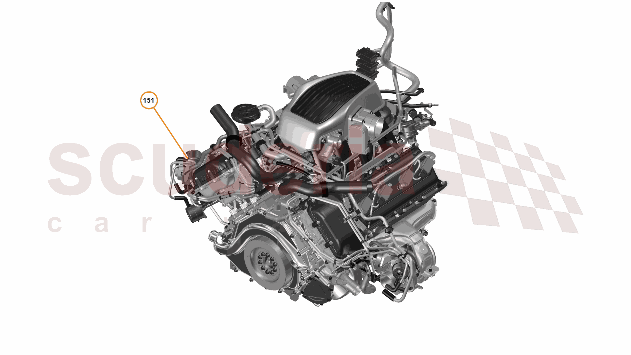 16 - F1 - POWER UNIT - 16.17 - 01 - POWER UNIT - COMPLETE ENGINE ASSEMBLY of McLaren McLaren McLaren 12C Coupe