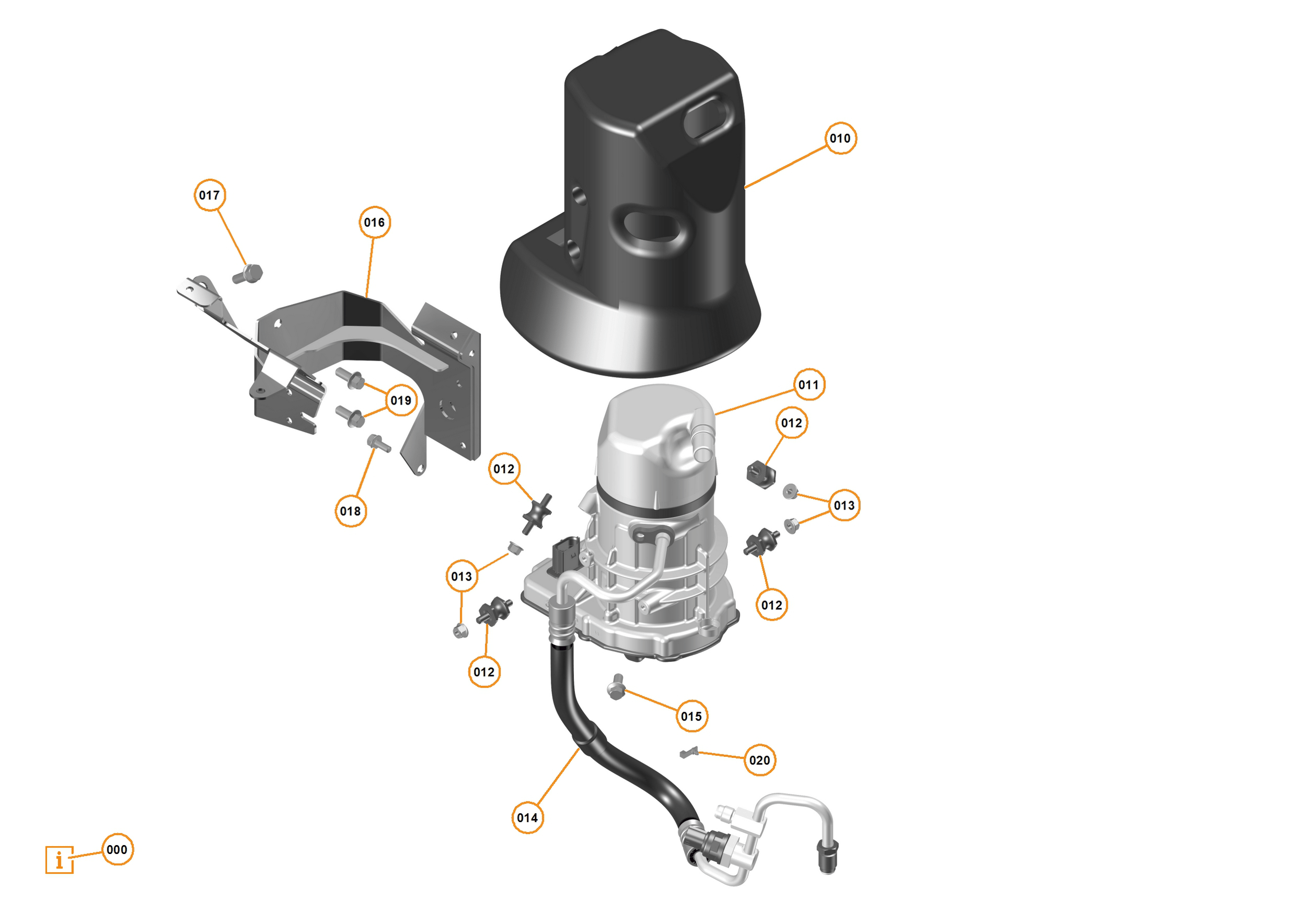 25 - STEERING - 25.2 - STEERING PUMP of McLaren McLaren Ultimate Series McLaren P1 Coupe