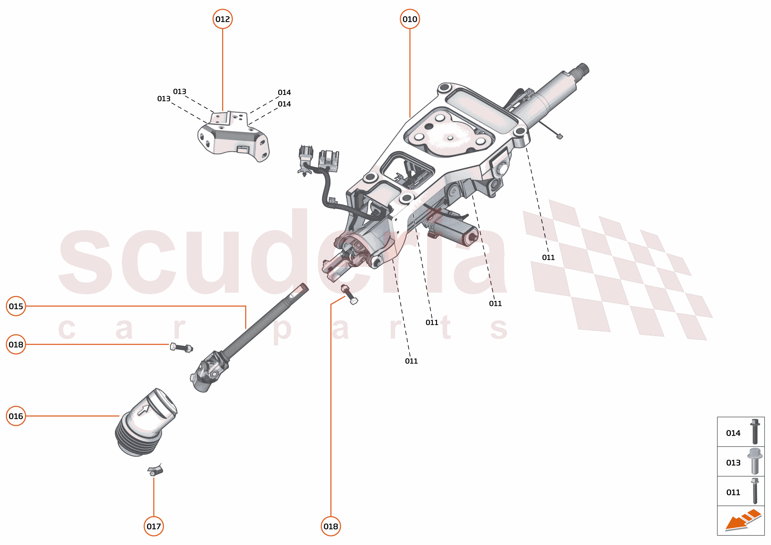 26 - STEERING - 26.4 - STEERING COLUMN - ELECTRIC of McLaren McLaren McLaren 720S Spider