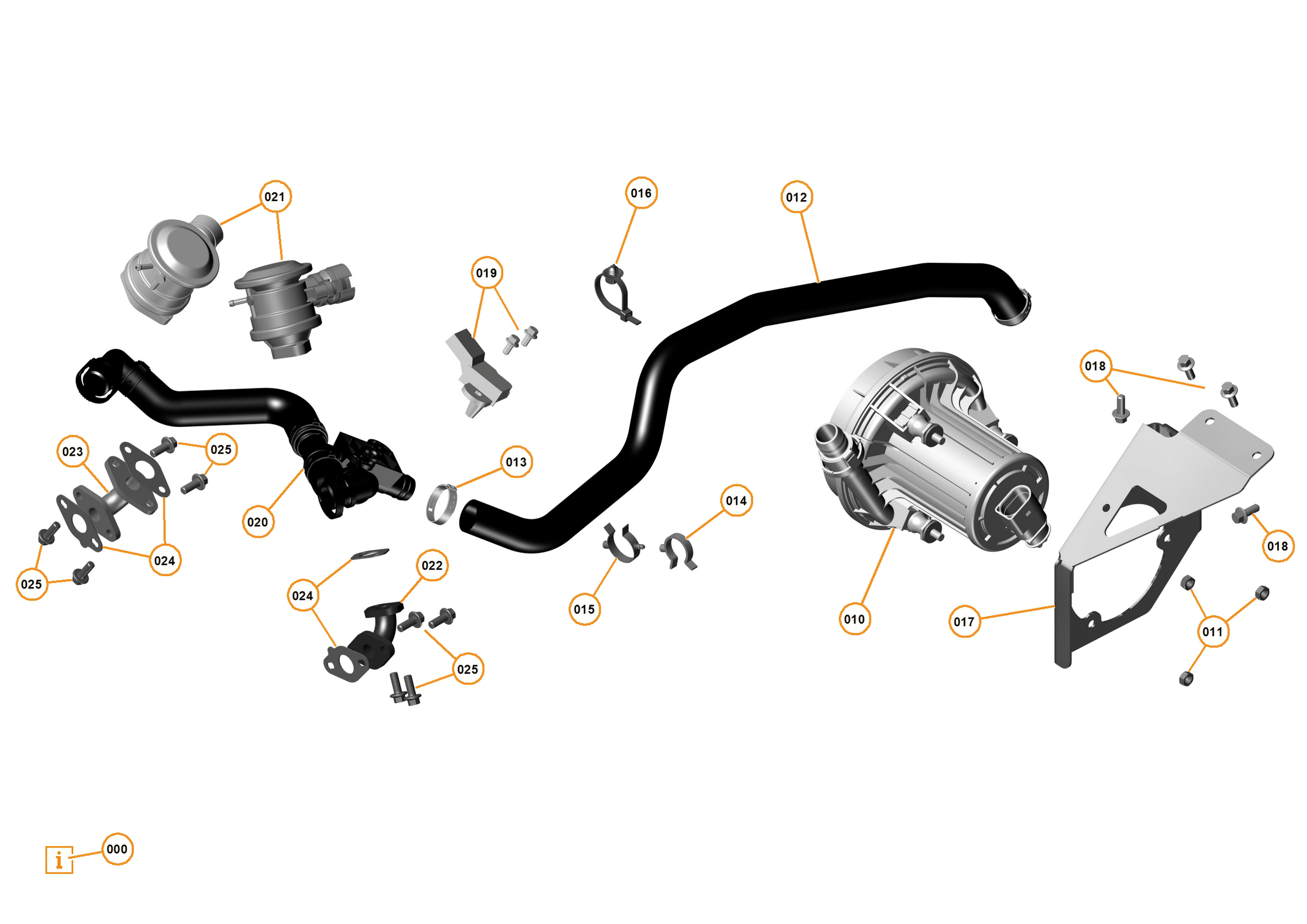 32 - ENGINE - 32.12 - SECONDARY AIR SYSTEM of McLaren McLaren Ultimate Series McLaren P1 Coupe