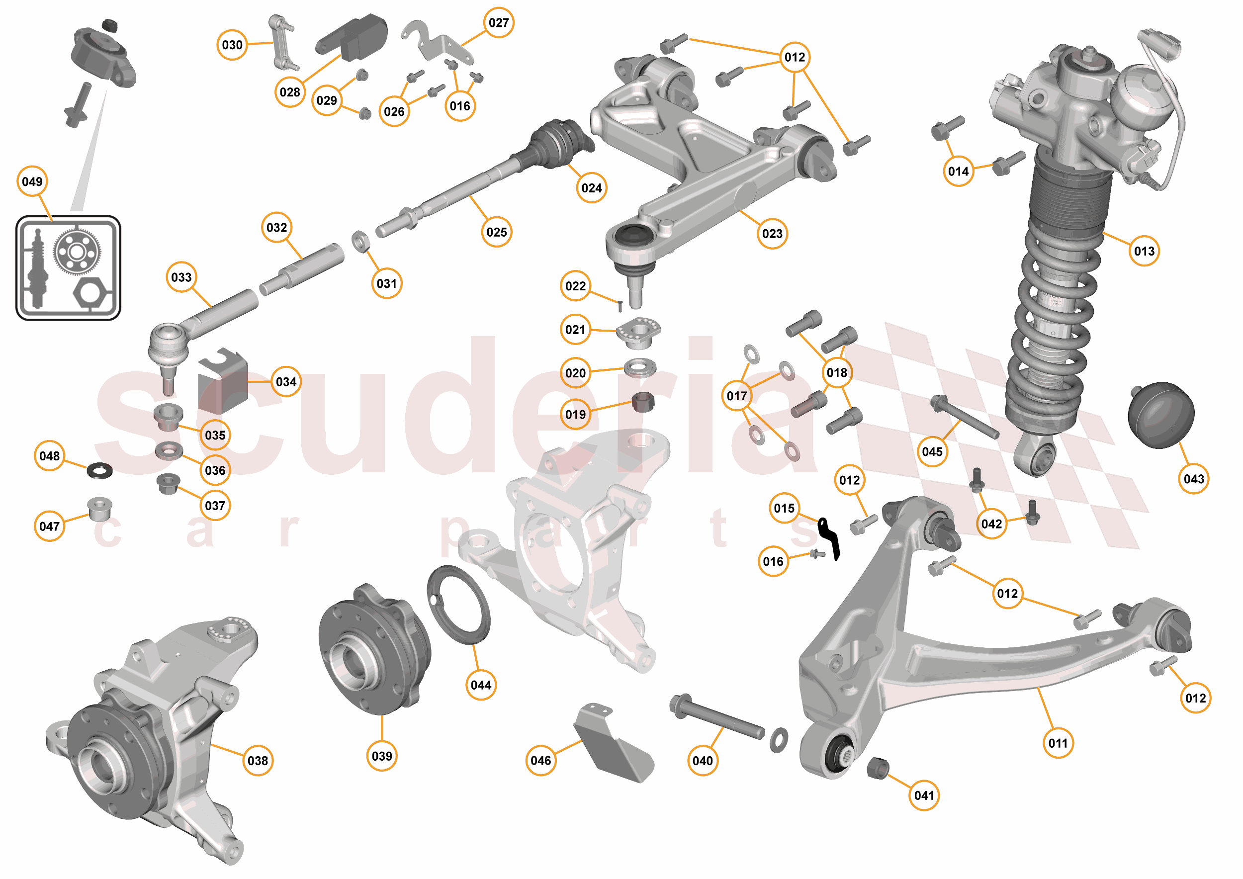 7 - B2 - REAR SUSPENSION - 7.2 - 02 - REAR SUSPENSION RH of McLaren McLaren McLaren 675LT Spider