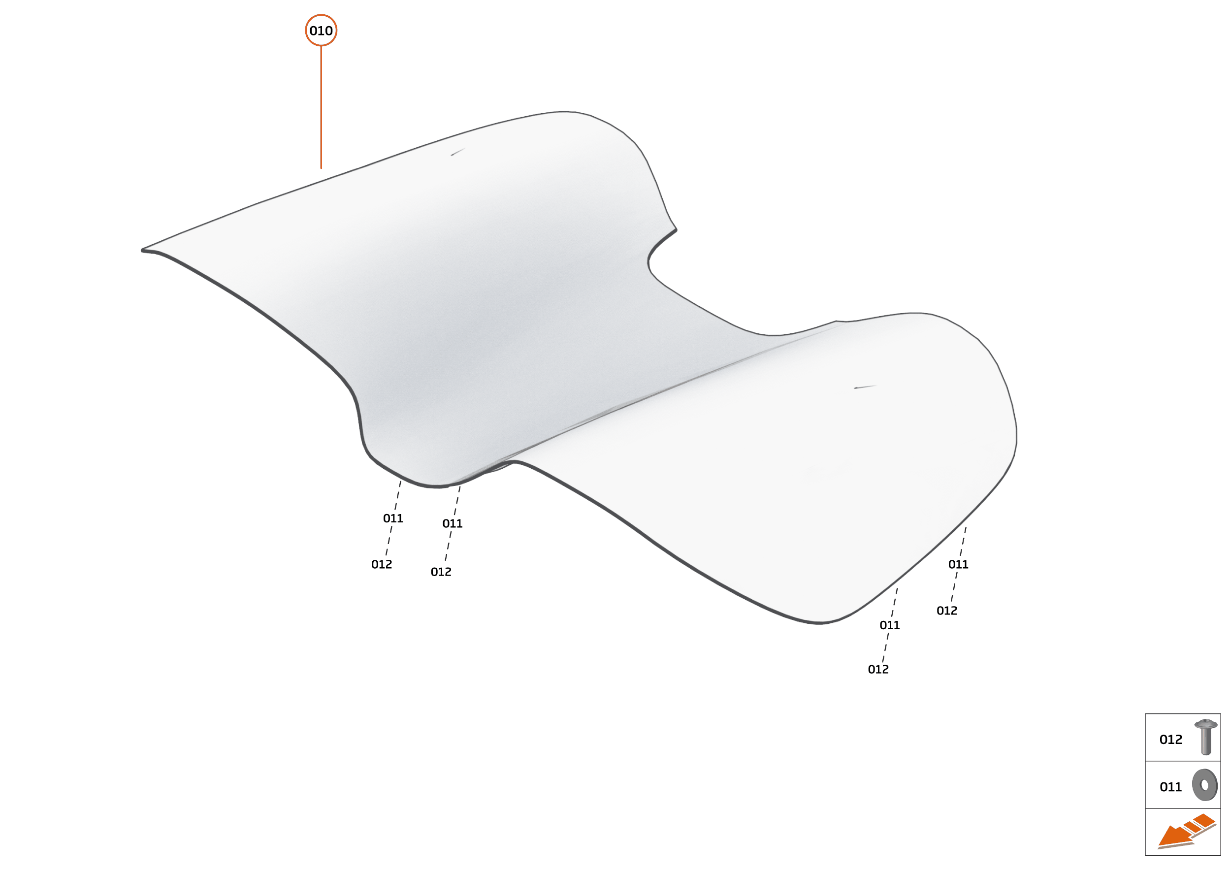 7 - CLOSURES - 7.3 - TAILGATE / ENGINE COVER STRUCTURE of McLaren McLaren Ultimate Series McLaren Elva