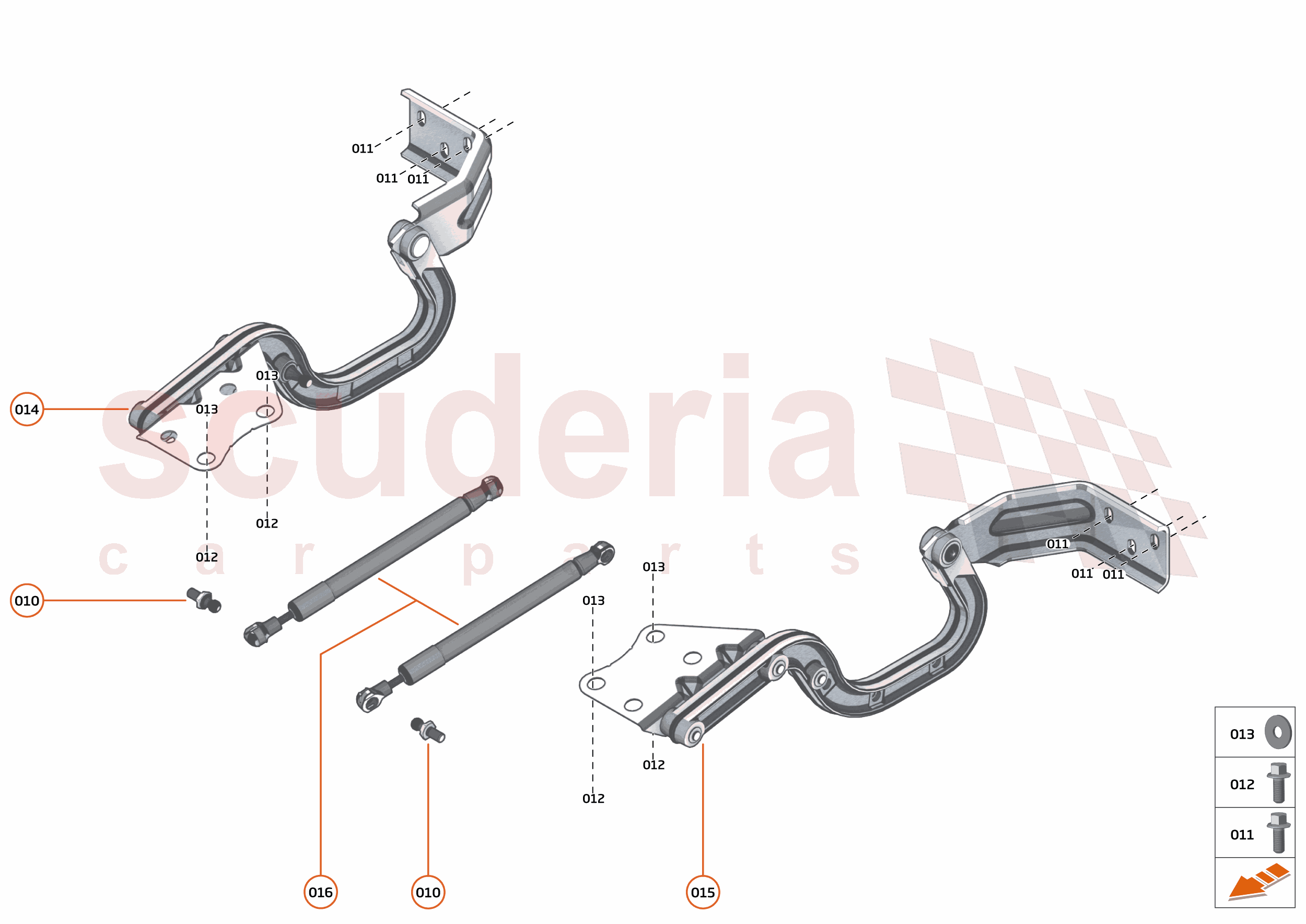 7 - CLOSURES - 7.2 - BONNET HINGE of McLaren McLaren McLaren GT