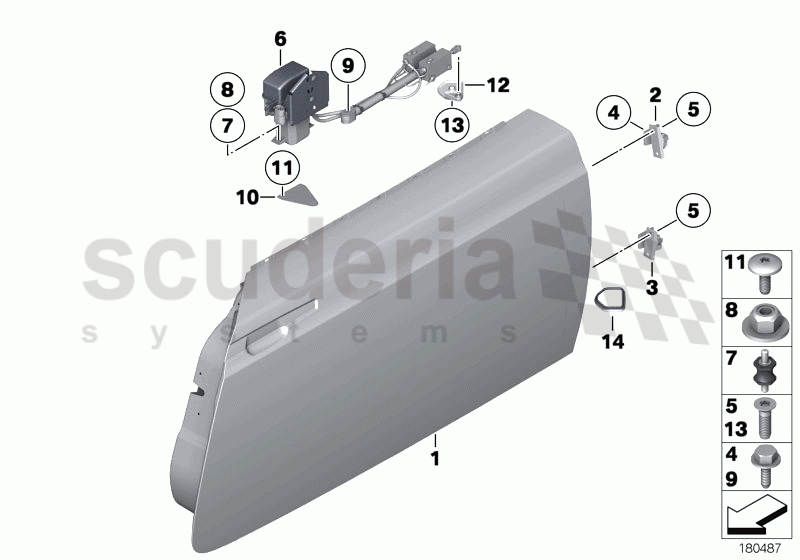 FRONT DOOR-HINGE/DOOR BRAKE of Rolls Royce Rolls Royce Phantom Drophead Coupe