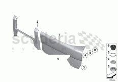 Trims, seat, rear of Rolls Royce Rolls Royce Phantom Coupe