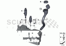 Reservoir, windscr./headlight washer sys. of Rolls Royce Rolls Royce Phantom Drophead Coupe