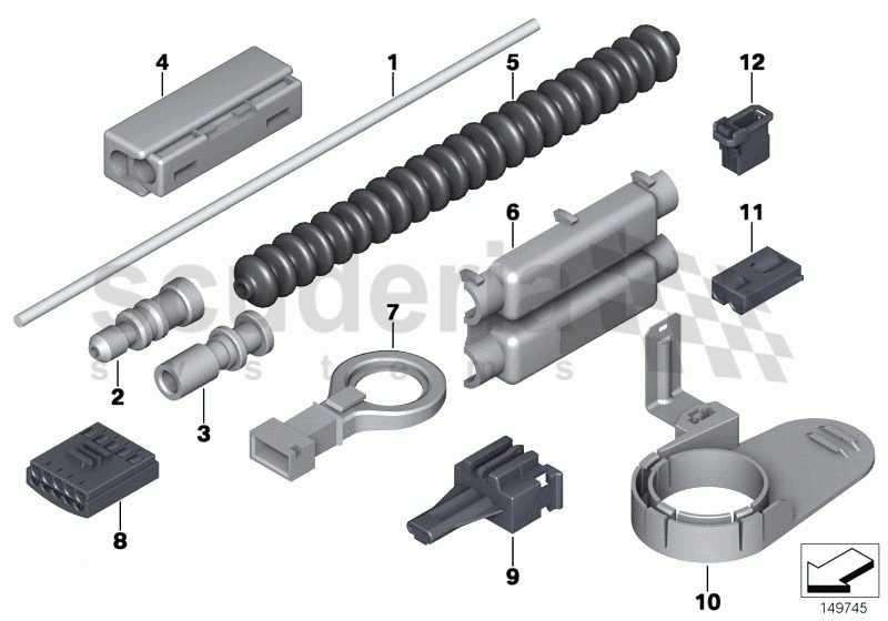 Repair parts, optical fibre cable of Rolls Royce Rolls Royce Phantom Extended Wheelbase
