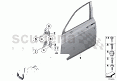 FRONT DOOR-HINGE/DOOR BRAKE of Rolls Royce Rolls Royce Phantom Extended Wheelbase
