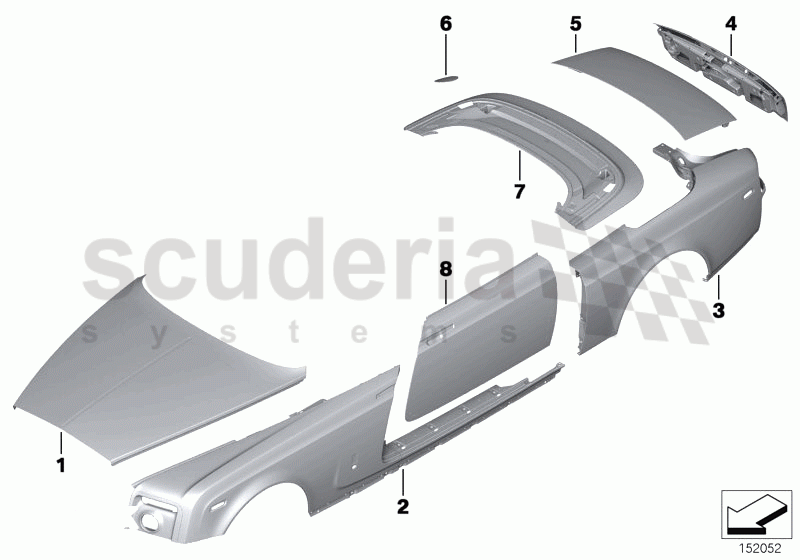 OUTER PANEL of Rolls Royce Rolls Royce Phantom Drophead Coupe