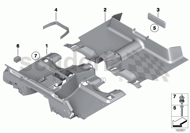 Floor covering of Rolls Royce Rolls Royce Phantom Extended Wheelbase