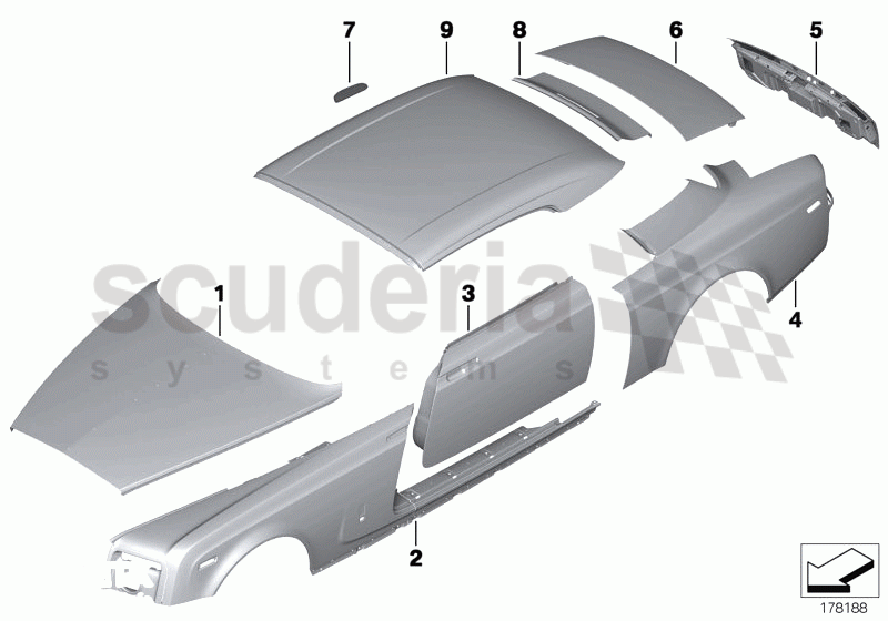 OUTER PANEL of Rolls Royce Rolls Royce Phantom Coupe