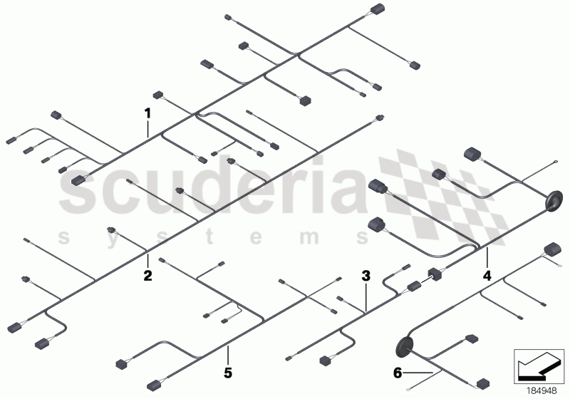 VARIOUS ADDITIONAL WIRING SETS of Rolls Royce Rolls Royce Ghost Series I (2009-2014)
