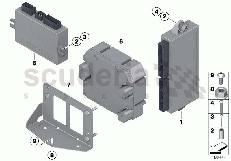 Control unit, doors and roof of Rolls Royce Rolls Royce Phantom Coupe