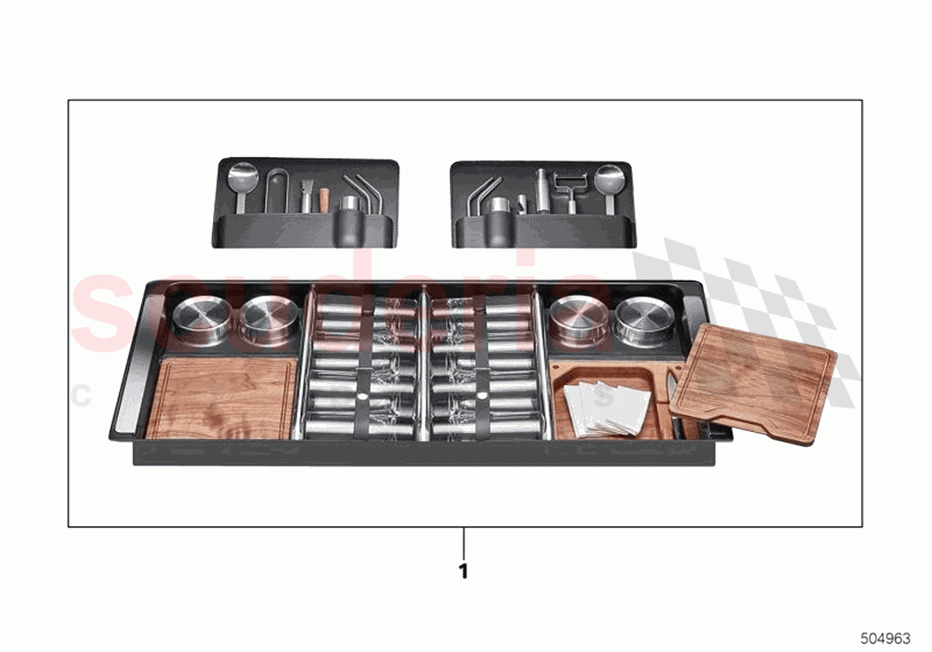 Hosting insert Event box of Rolls Royce Rolls Royce Cullinan RR31(2017-2023)