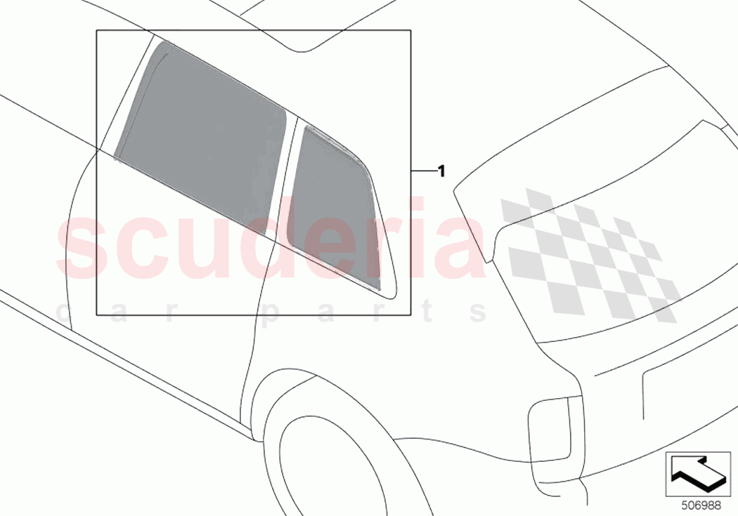 Retrofit Rear Compartment Curtains of Rolls Royce Rolls Royce Cullinan RR31(2017-2023)