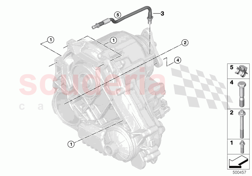 Gearbox mounting ventilation of Rolls Royce Rolls Royce Cullinan RR31(2017-2023)