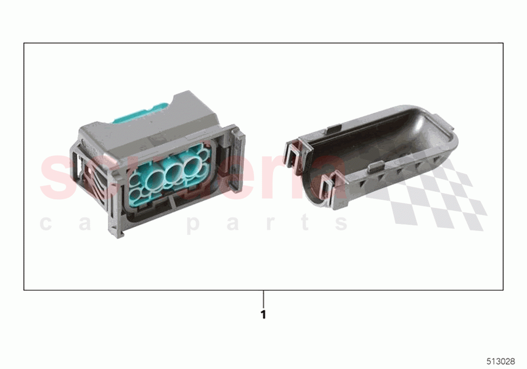 Repair kit socket housing 12 pin of Rolls Royce Rolls Royce Cullinan RR31(2017-2023)