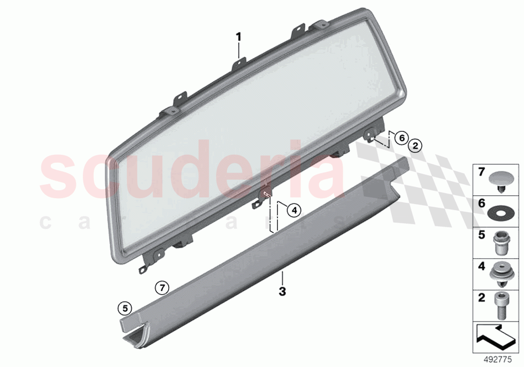 Partition window of Rolls Royce Rolls Royce Cullinan RR31(2017-2023)