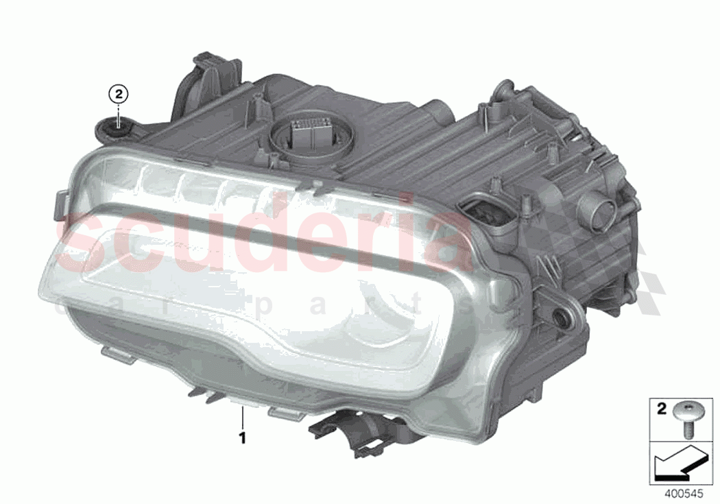 Headlight of Rolls Royce Rolls Royce Dawn RR6(2017-2023)