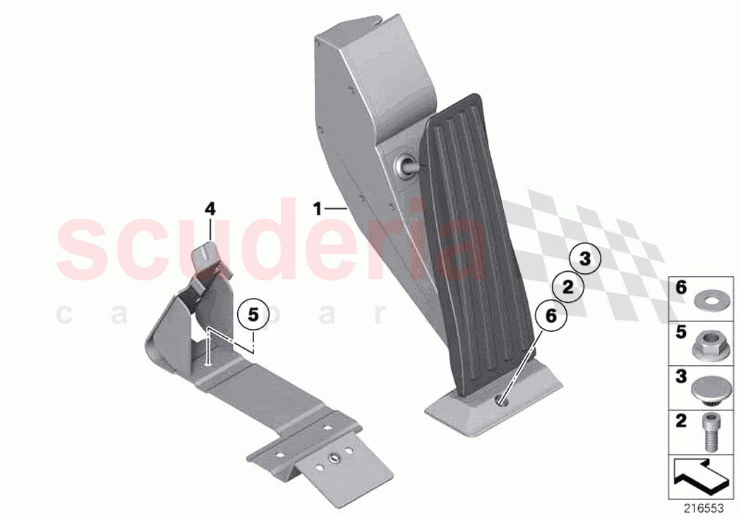 Acceleration accelerator pedal module of Rolls Royce Rolls Royce Dawn RR6(2017-2023)
