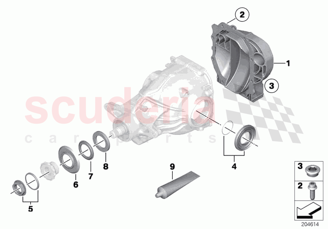 Final drive gasket set of Rolls Royce Rolls Royce Dawn RR6(2017-2023)