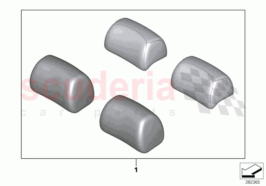 Retrofit headrests of Rolls Royce Rolls Royce Dawn RR6(2017-2023)