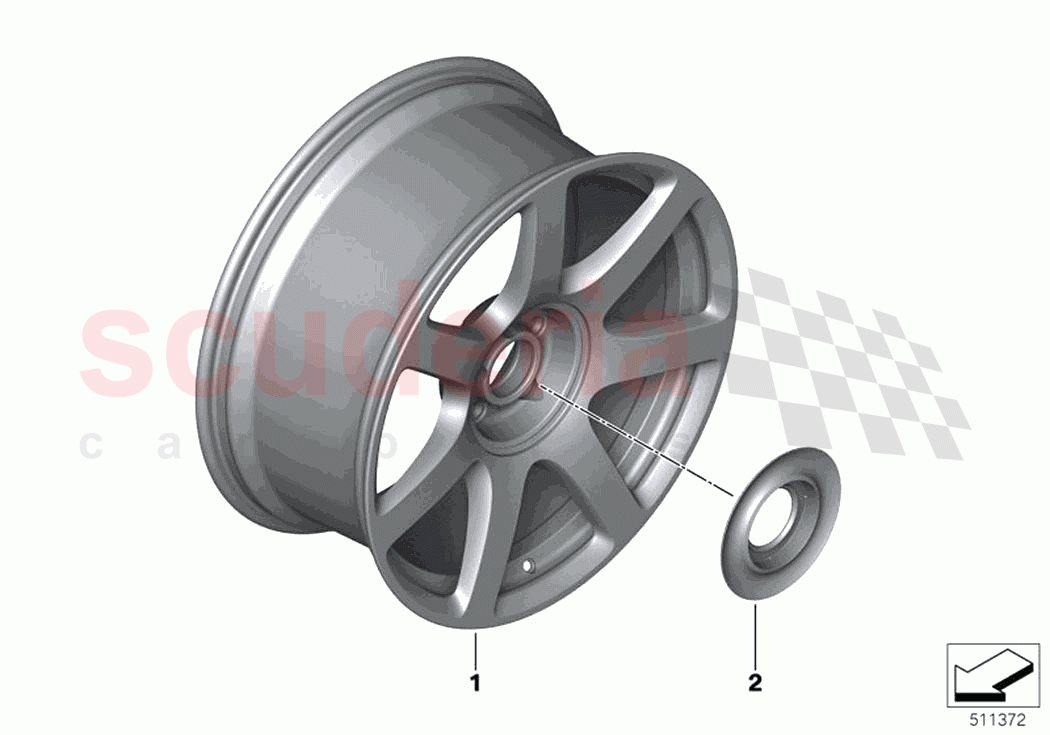 Retrofit kit Coloured Wheels of Rolls Royce Rolls Royce Dawn RR6(2017-2023)