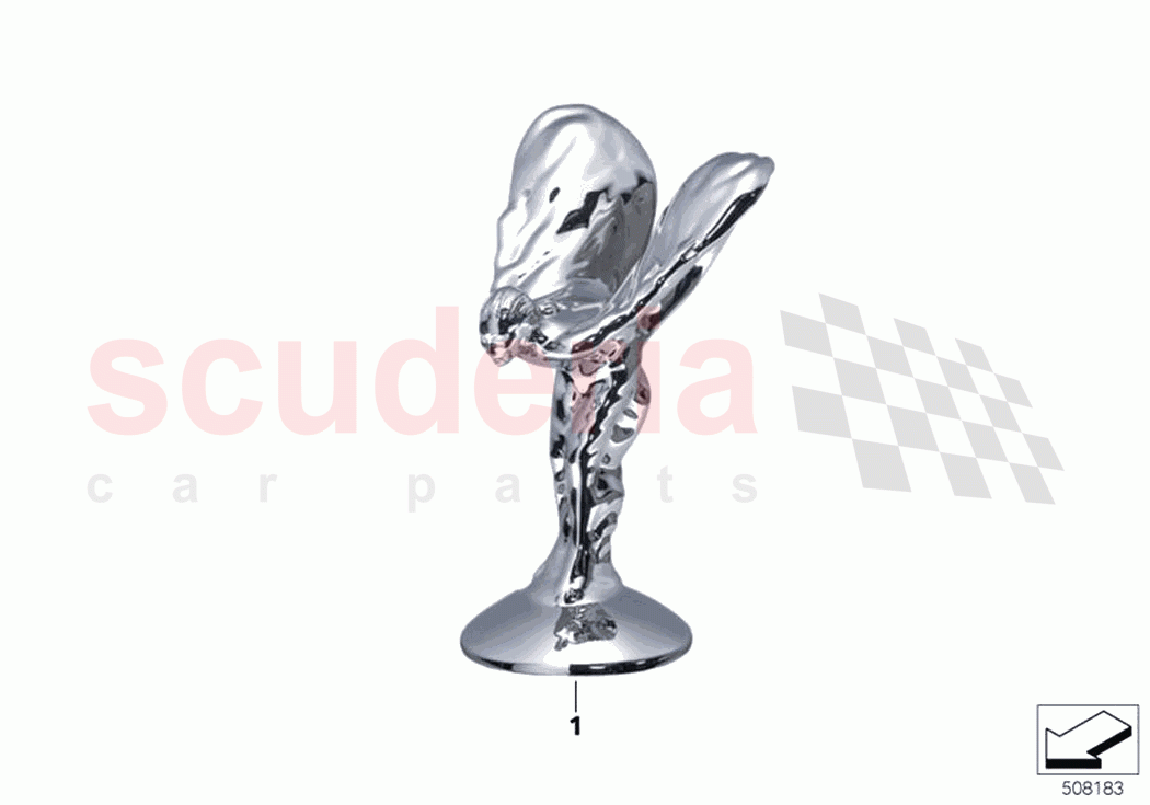 Retrofit Spirit of Ecstasy of Rolls Royce Rolls Royce Dawn RR6(2017-2023)