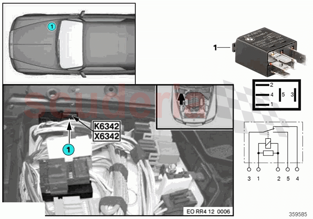 Relay quantity control valves K6342 of Rolls Royce Rolls Royce Dawn RR6(2017-2023)